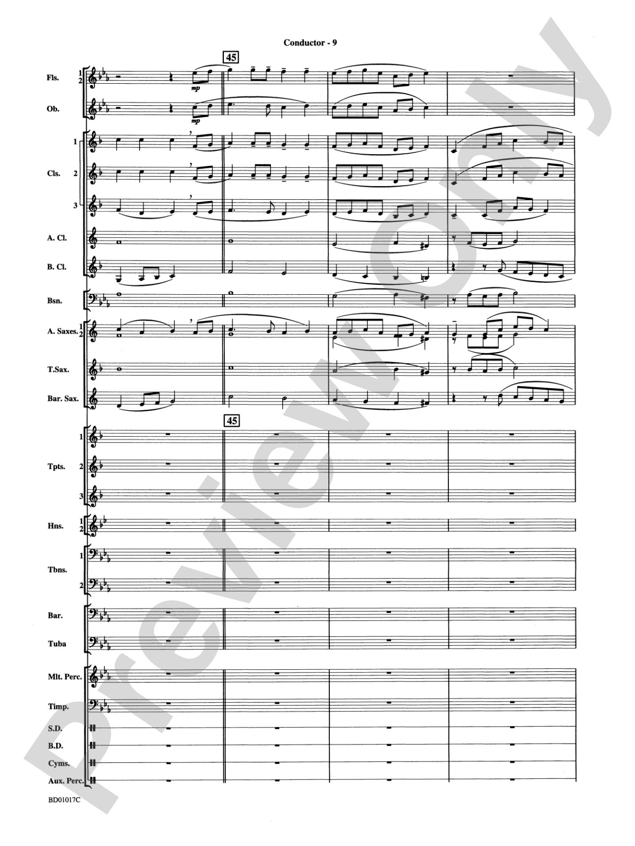Outback Fantasy (based on Traditional Australian Folk Melodies): Concert Band Conductor Score & Parts