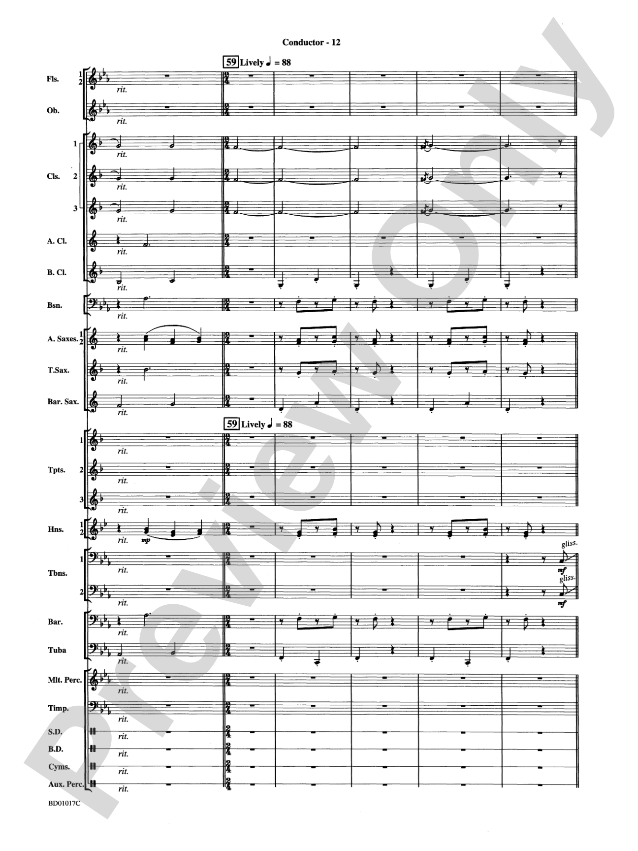 Outback Fantasy (based on Traditional Australian Folk Melodies): Concert Band Conductor Score & Parts