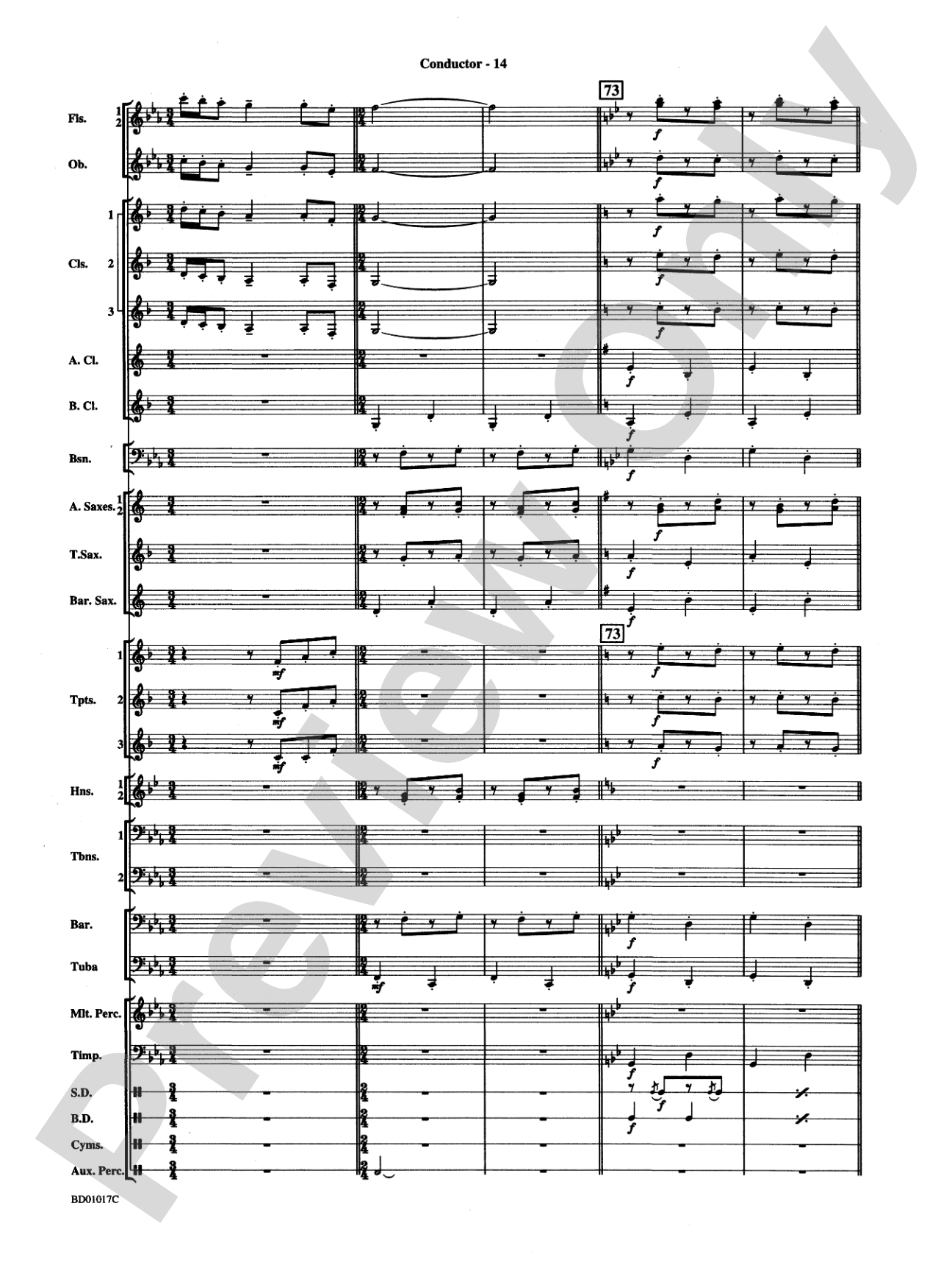 Outback Fantasy (based on Traditional Australian Folk Melodies): Concert Band Conductor Score & Parts