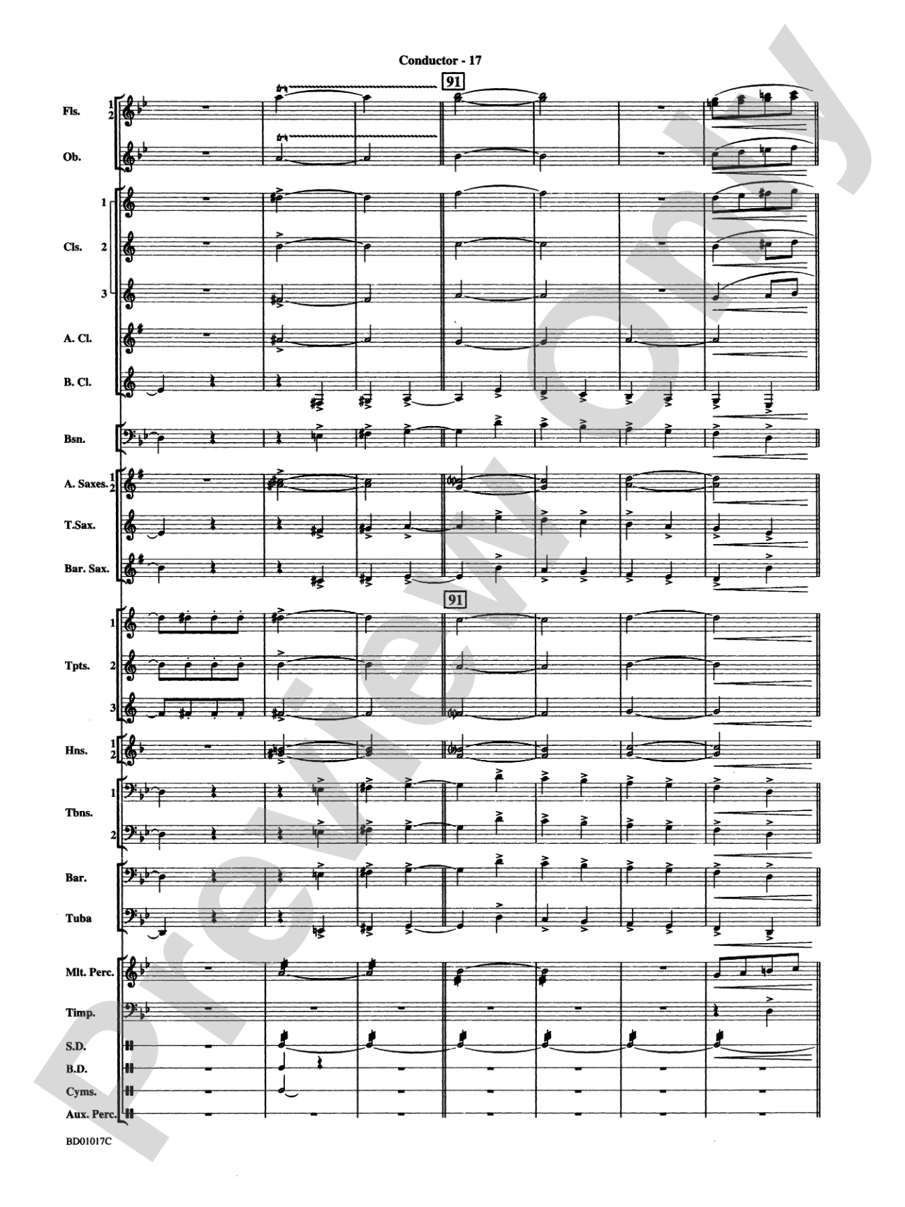 Outback Fantasy (based on Traditional Australian Folk Melodies): Concert Band Conductor Score & Parts