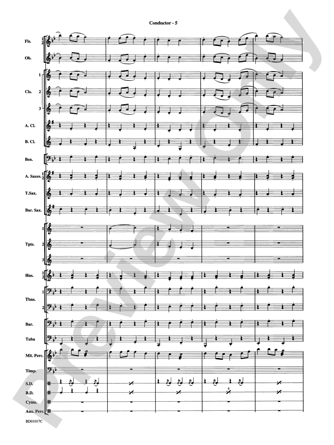 Outback Fantasy (based on Traditional Australian Folk Melodies): Concert Band Conductor Score & Parts