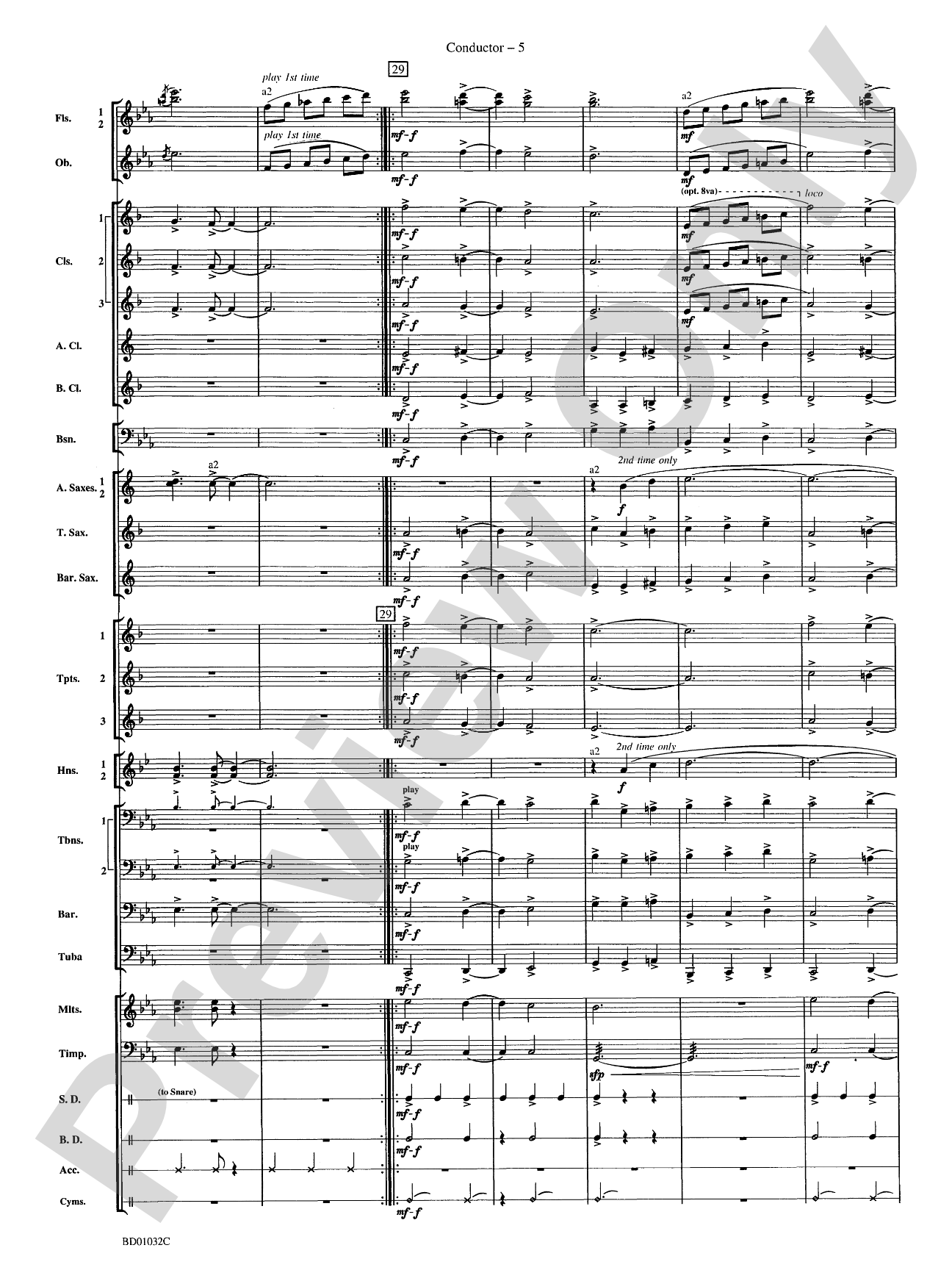 The Gathering of the Yeomen: Concert Band Conductor Score & Parts