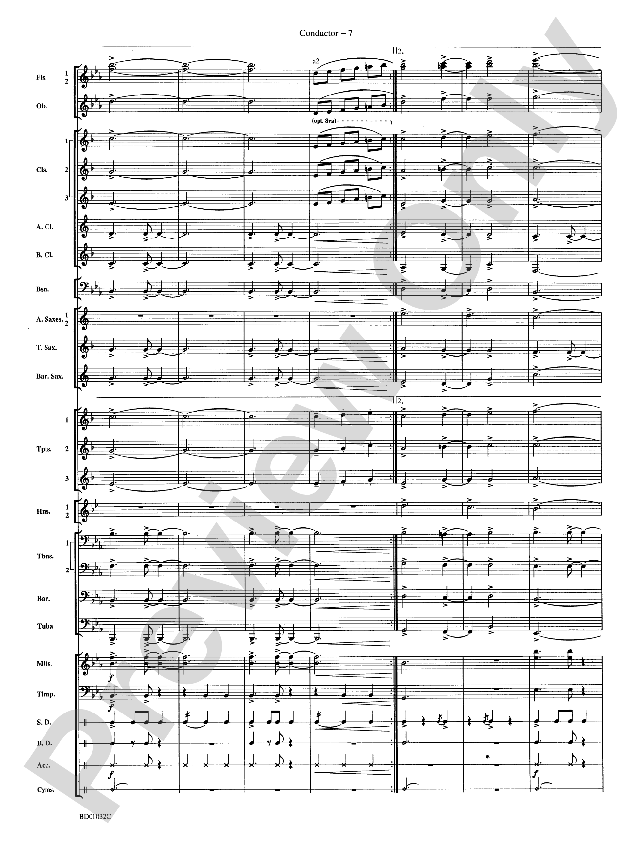 The Gathering of the Yeomen: Concert Band Conductor Score & Parts