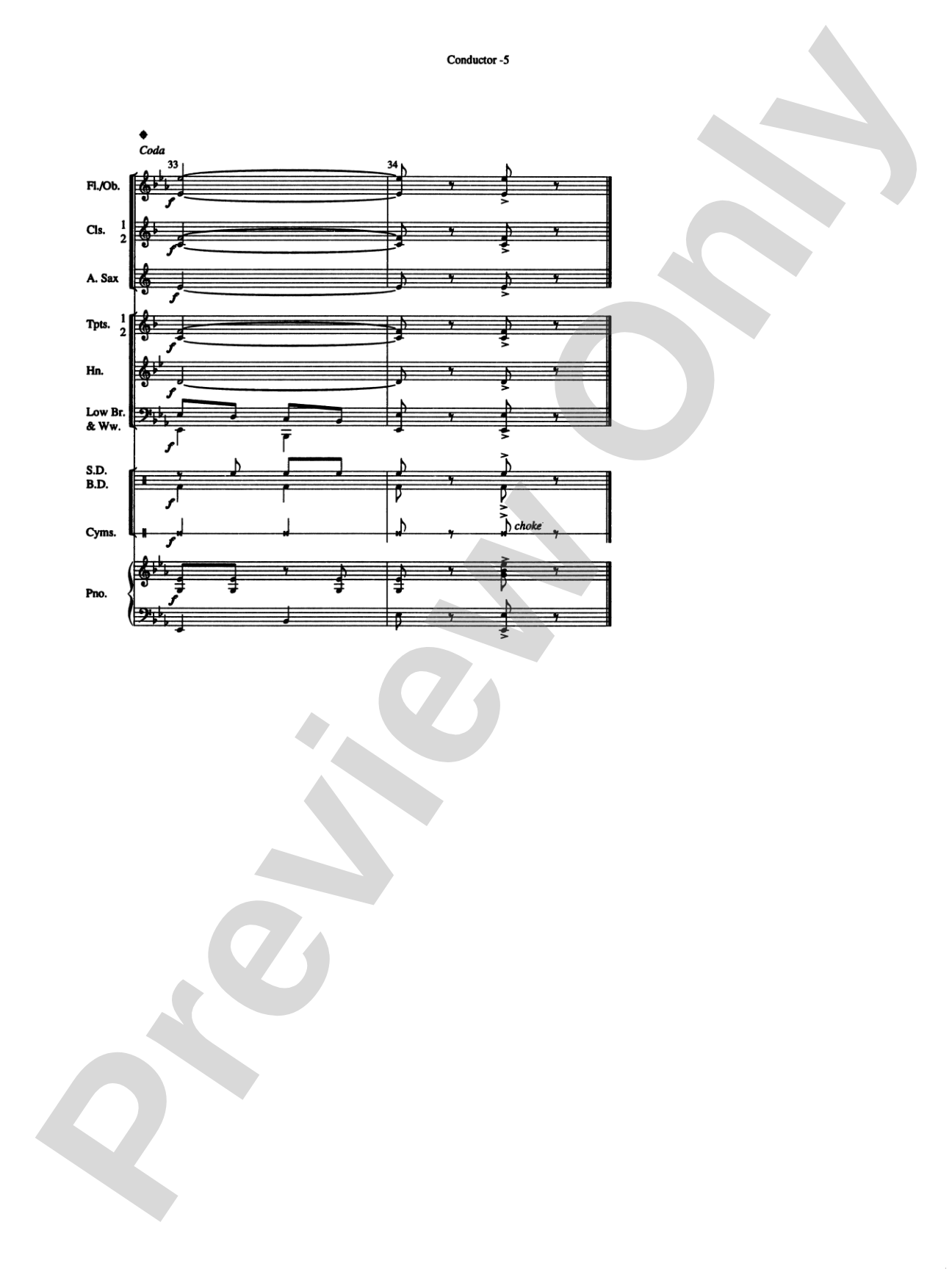 The Billboard March: Concert Band Conductor Score & Parts