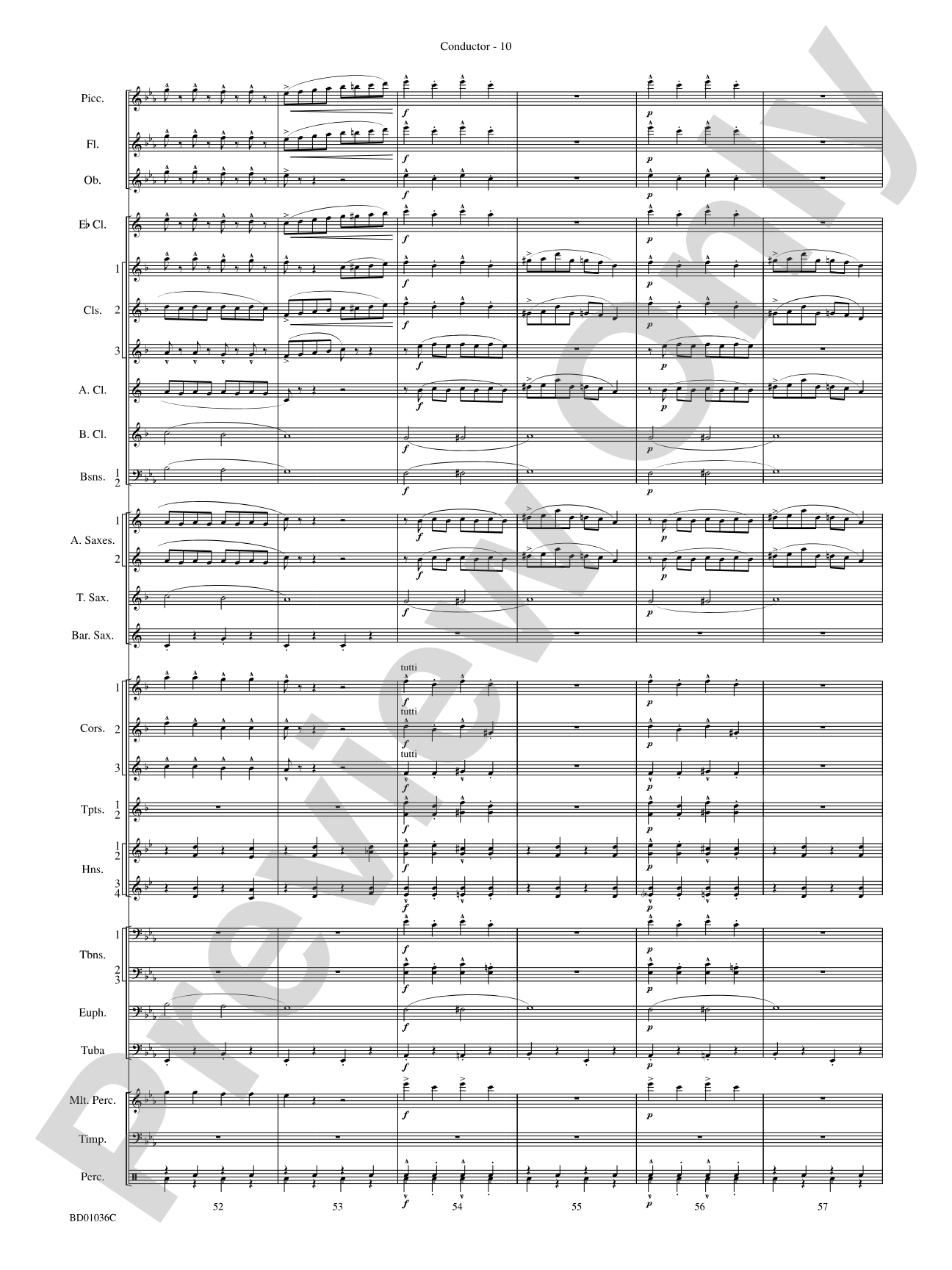 Fiddle-Faddle: Concert Band Conductor Score & Parts