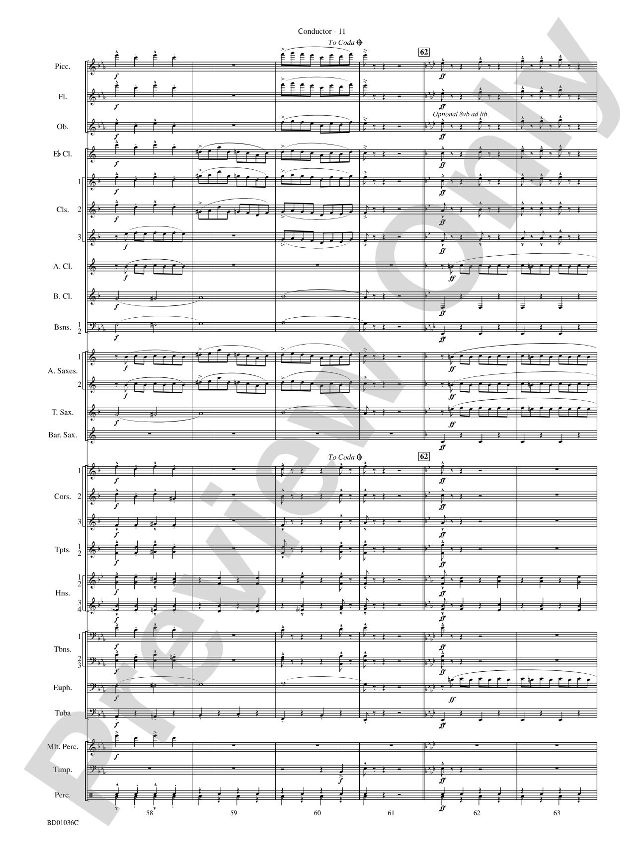 Fiddle-Faddle: Concert Band Conductor Score & Parts