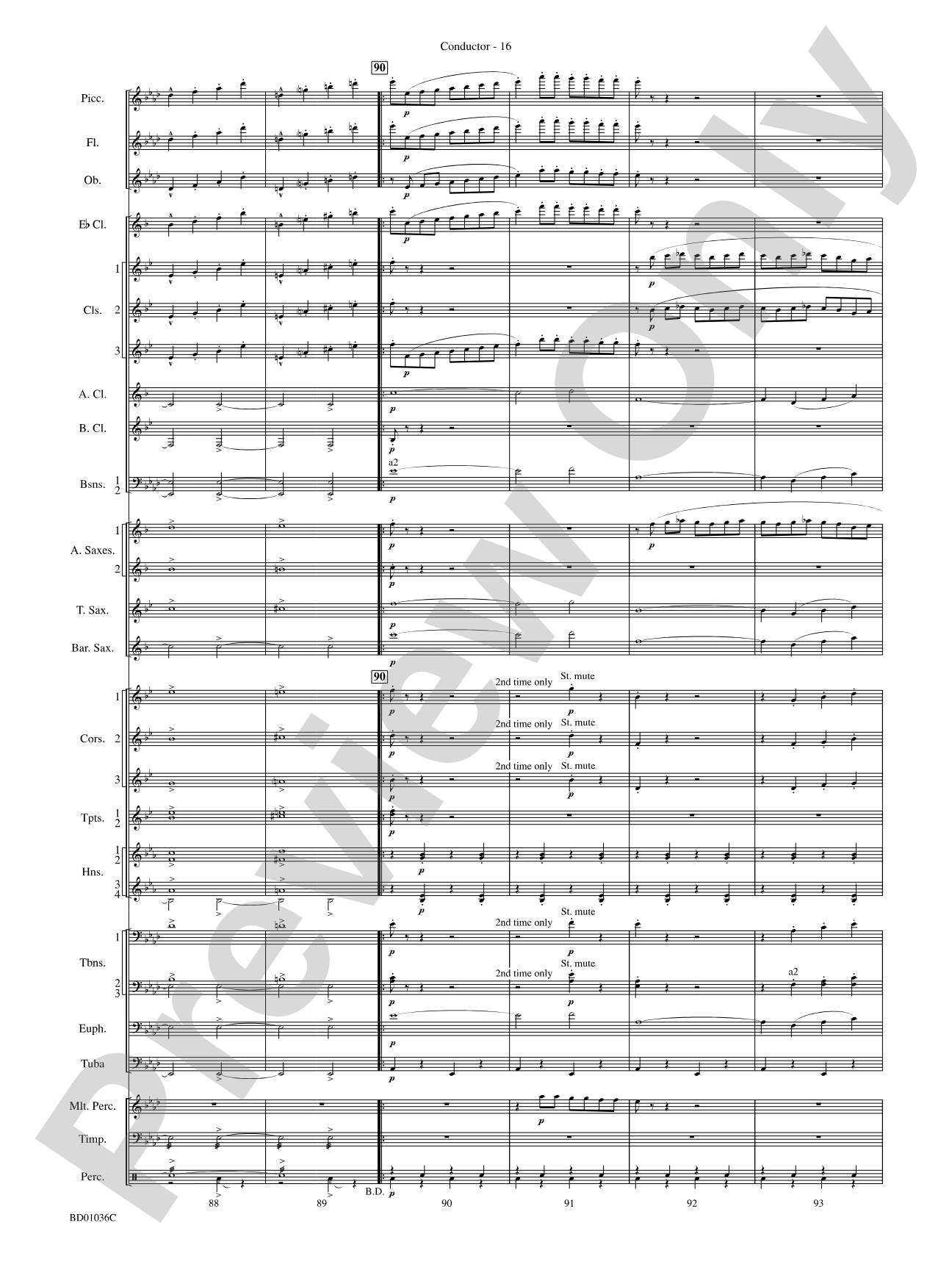 Fiddle-Faddle: Concert Band Conductor Score & Parts