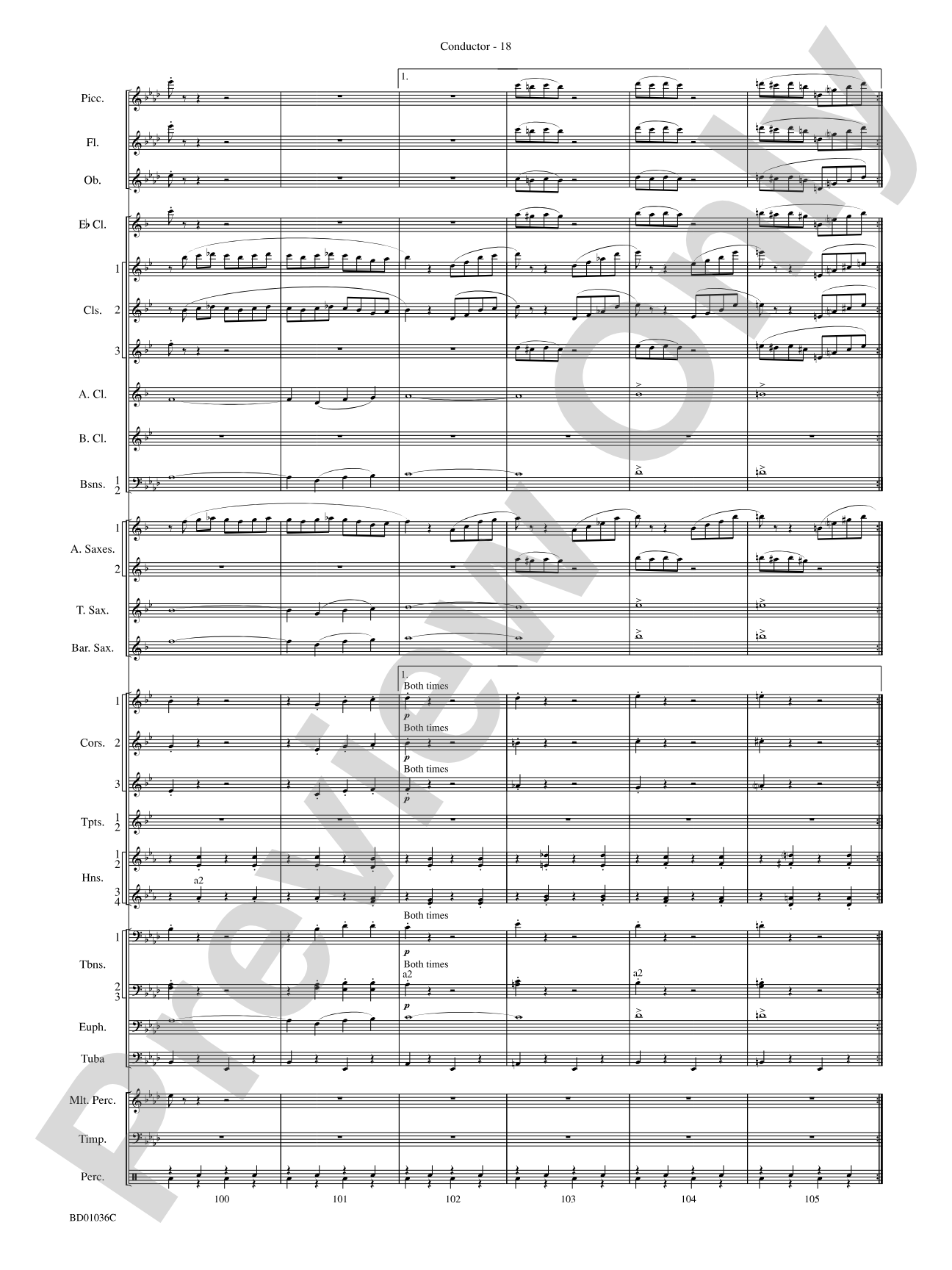 Fiddle-Faddle: Concert Band Conductor Score & Parts