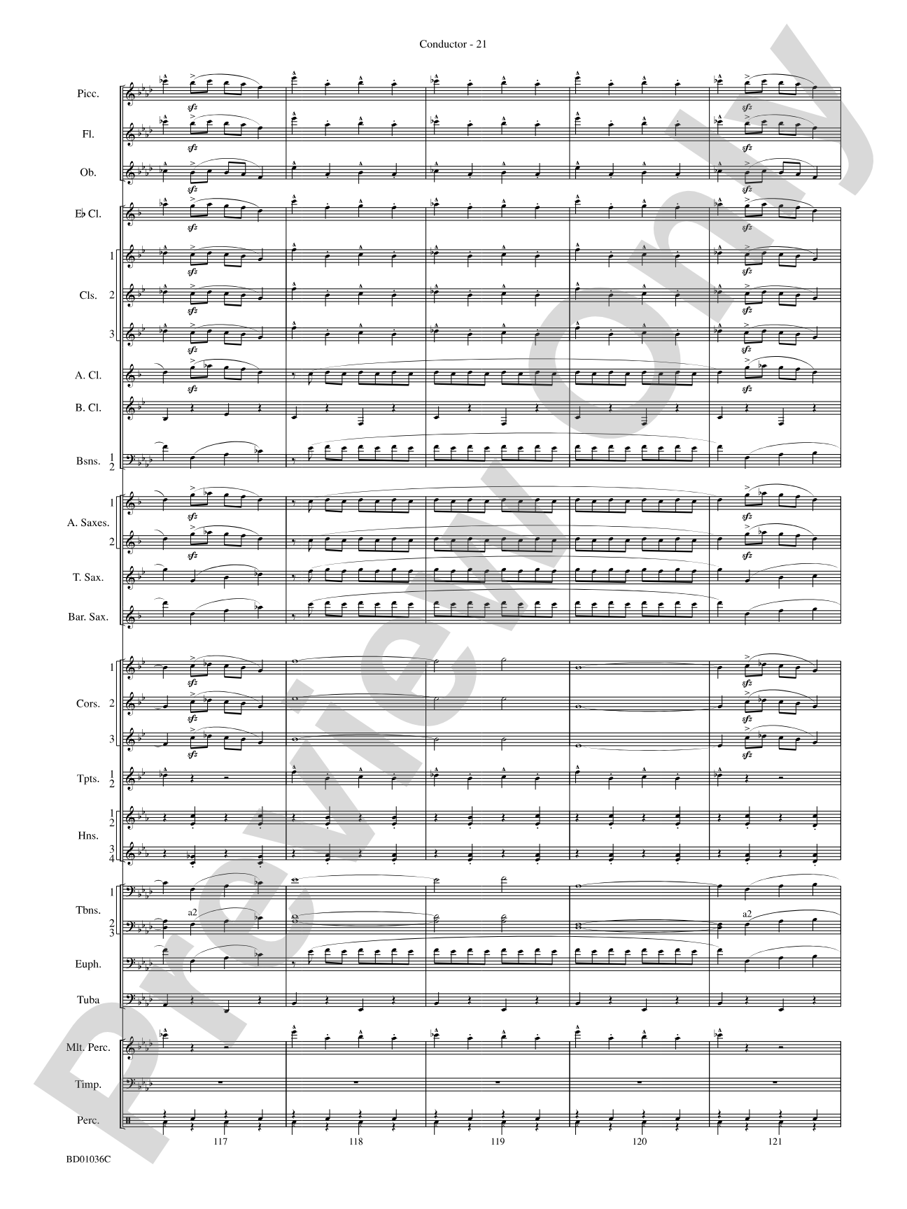 Fiddle-Faddle: Concert Band Conductor Score & Parts
