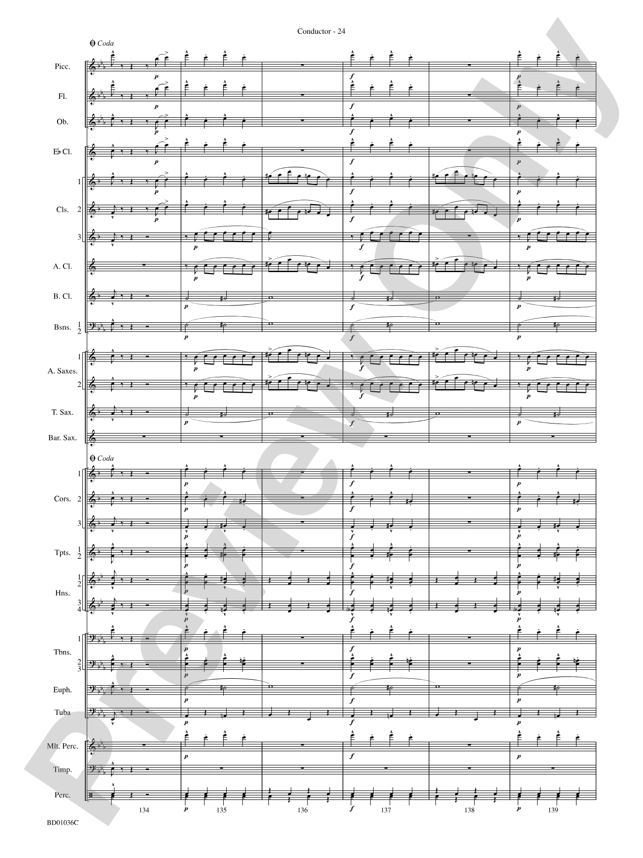 Fiddle-Faddle: Concert Band Conductor Score & Parts