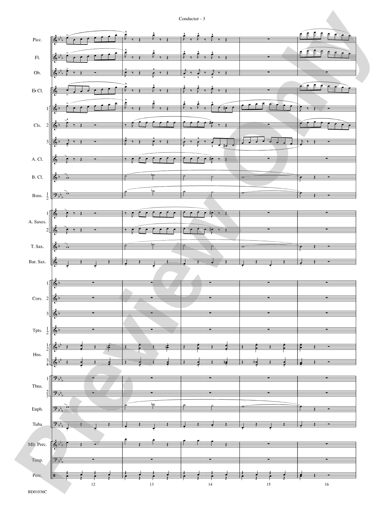 Fiddle-Faddle: Concert Band Conductor Score & Parts
