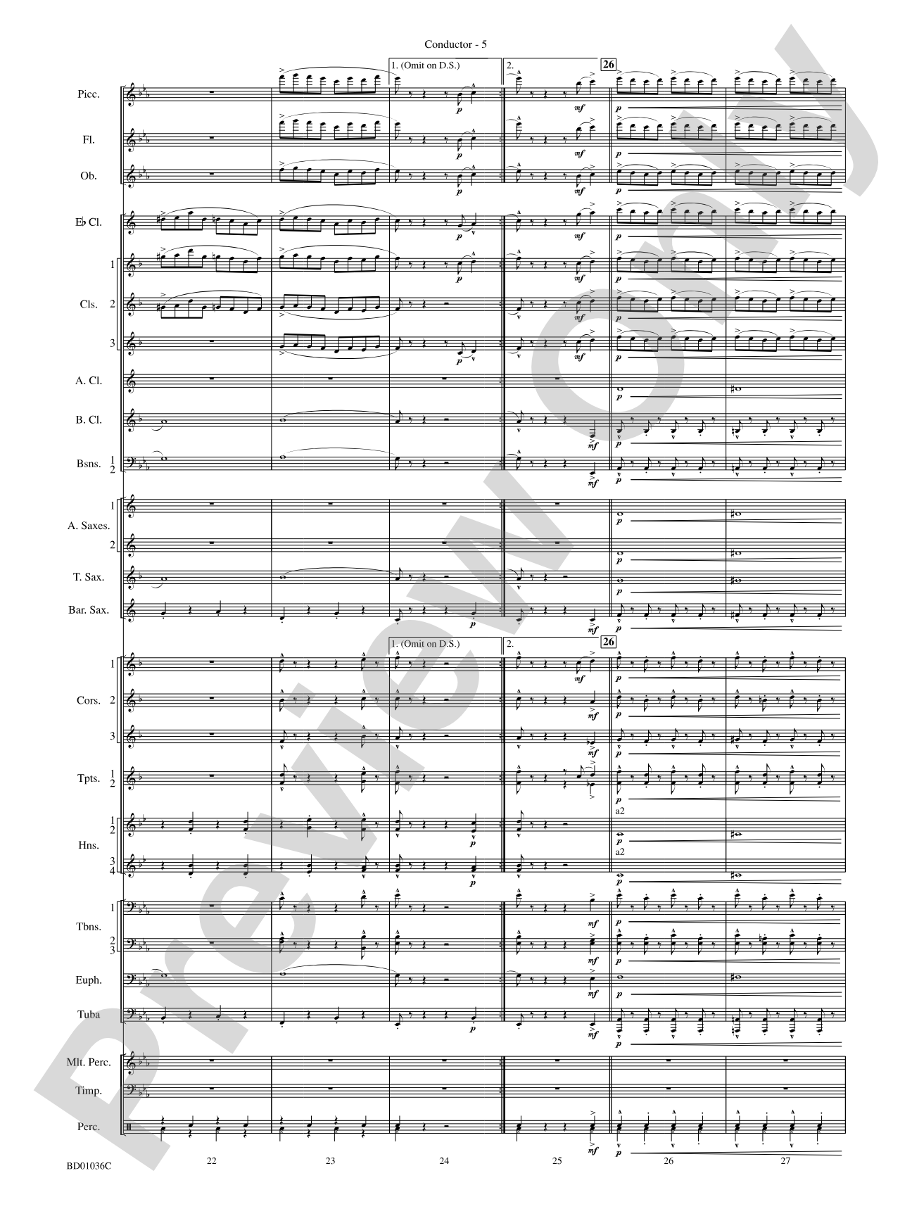 Fiddle-Faddle: Concert Band Conductor Score & Parts