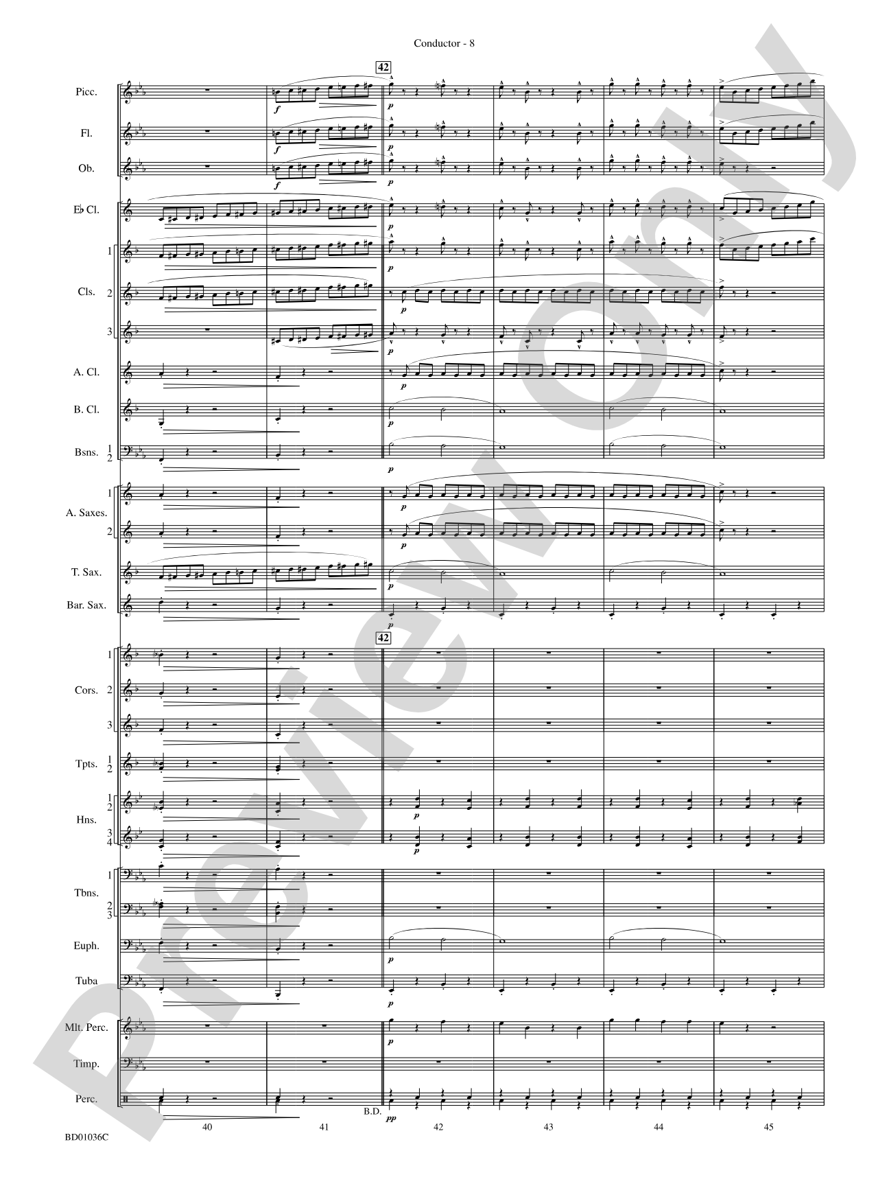 Fiddle-Faddle: Concert Band Conductor Score & Parts