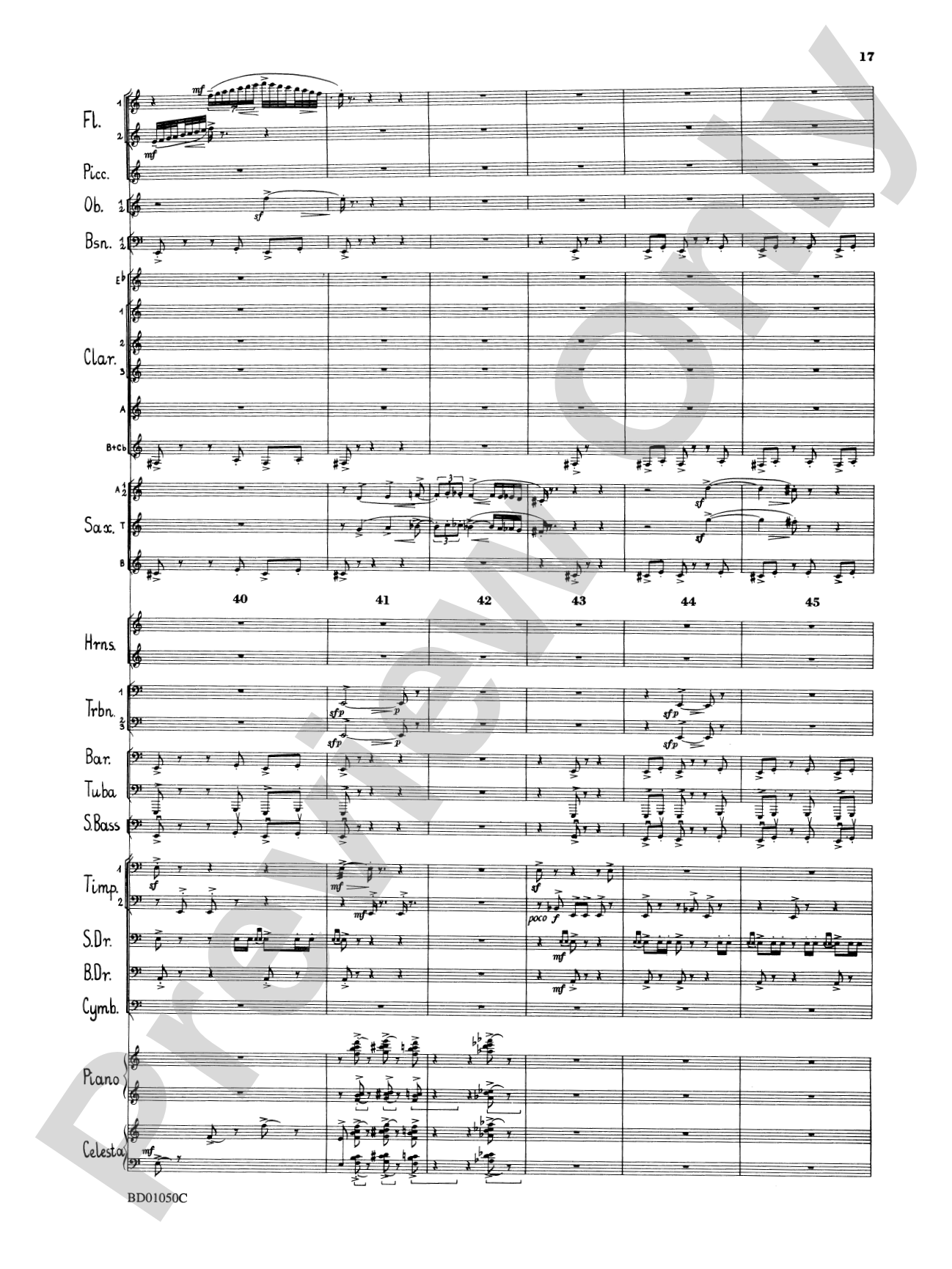 Trittico: Concert Band Conductor Score & Parts