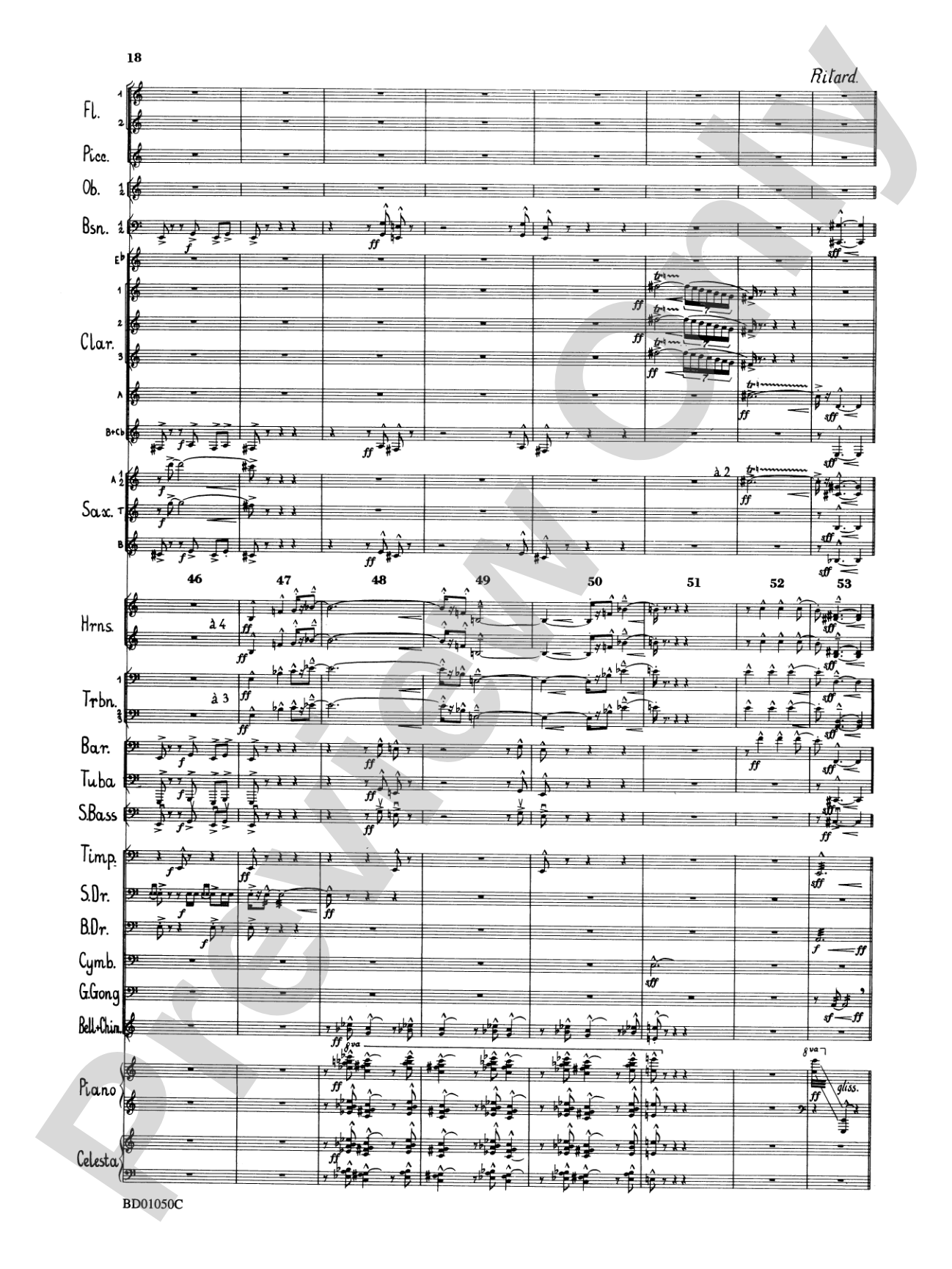 Trittico: Concert Band Conductor Score & Parts