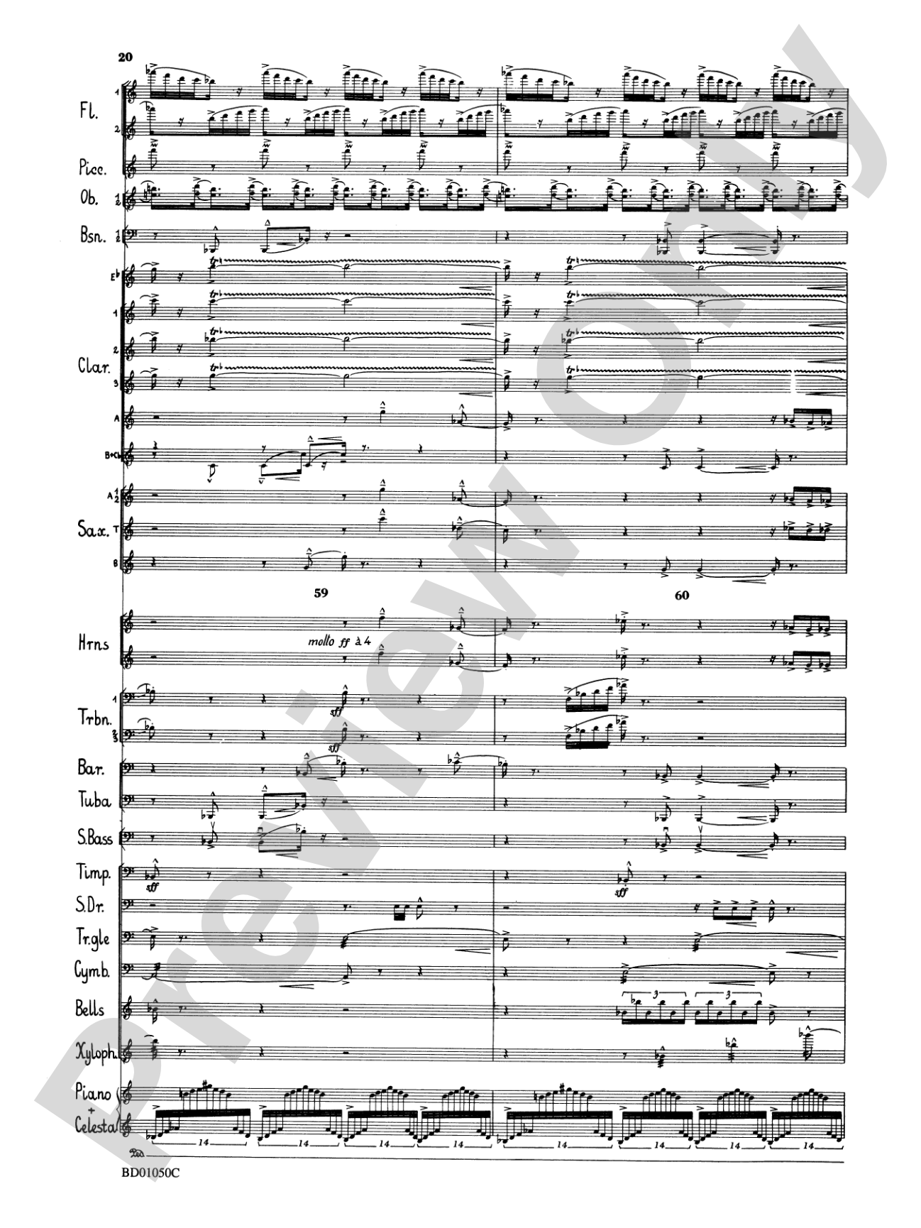 Trittico: Concert Band Conductor Score & Parts