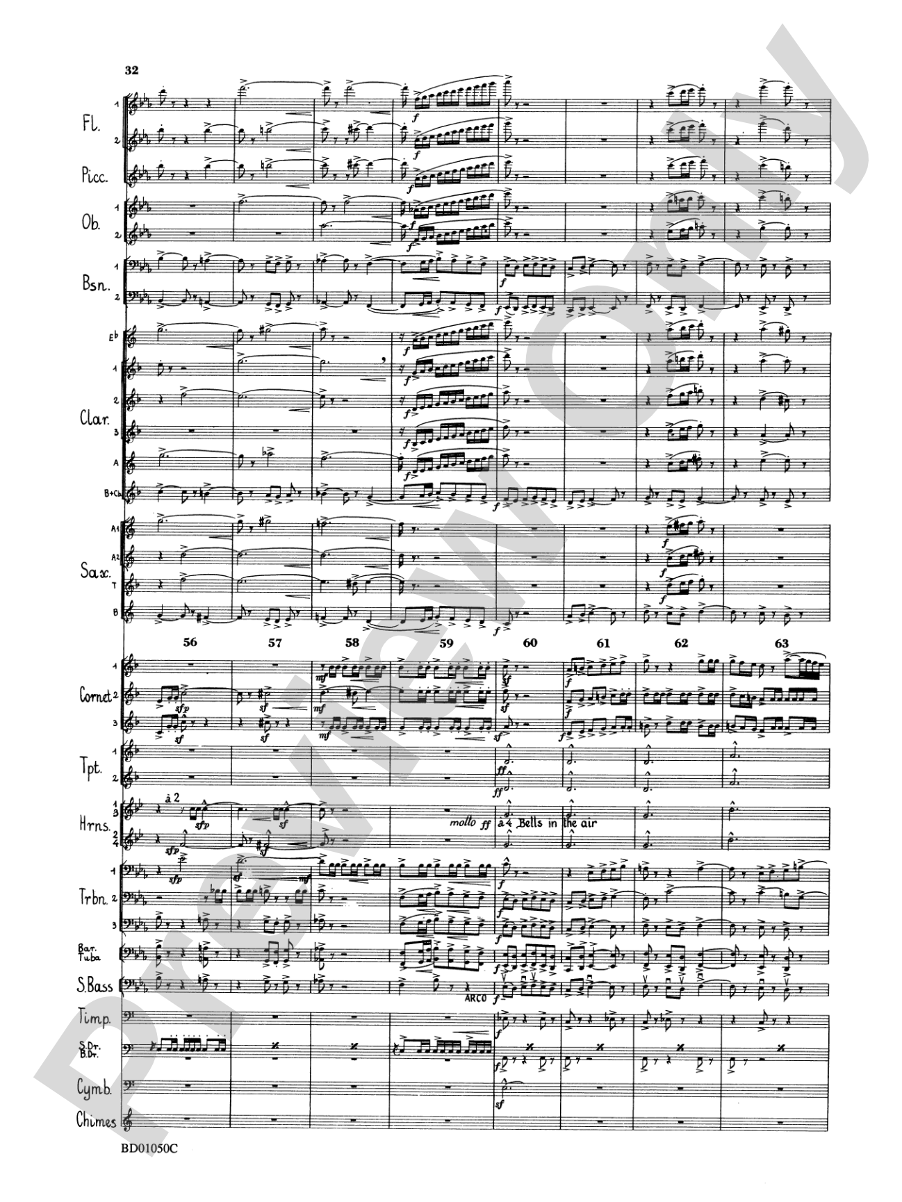 Trittico: Concert Band Conductor Score & Parts