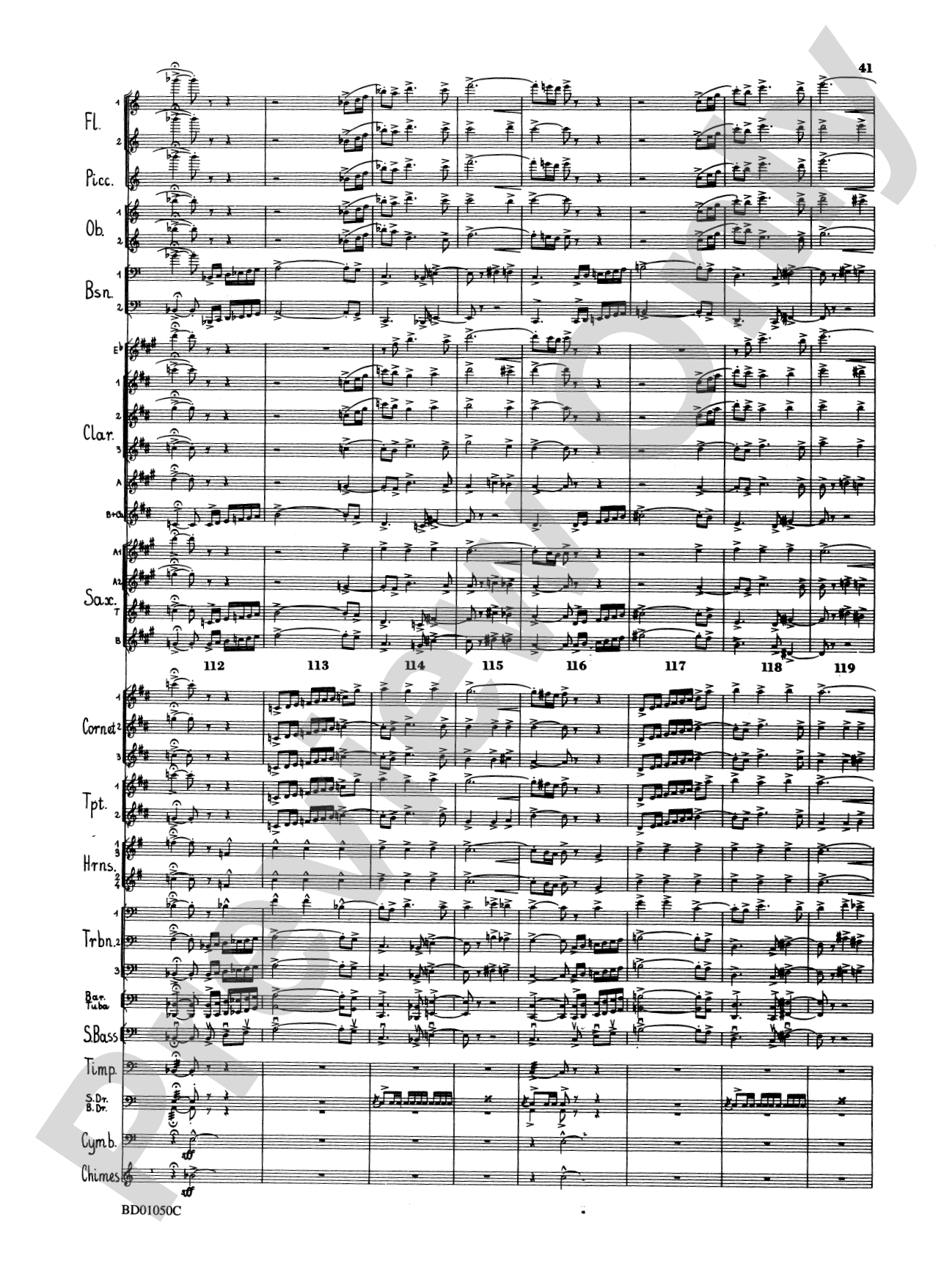 Trittico: Concert Band Conductor Score & Parts