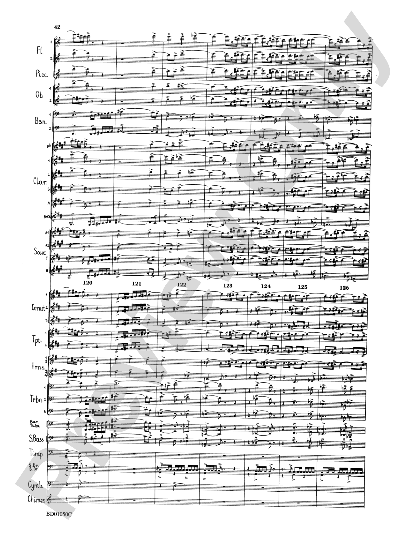 Trittico: Concert Band Conductor Score & Parts