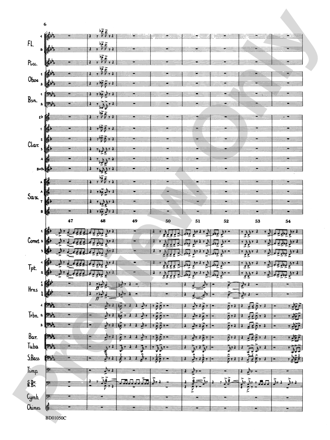 Trittico: Concert Band Conductor Score & Parts