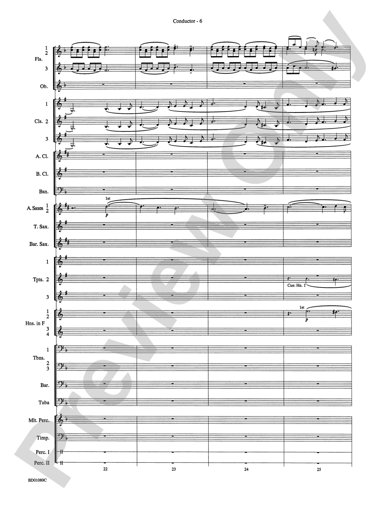 O Holy Night: Concert Band Conductor Score & Parts
