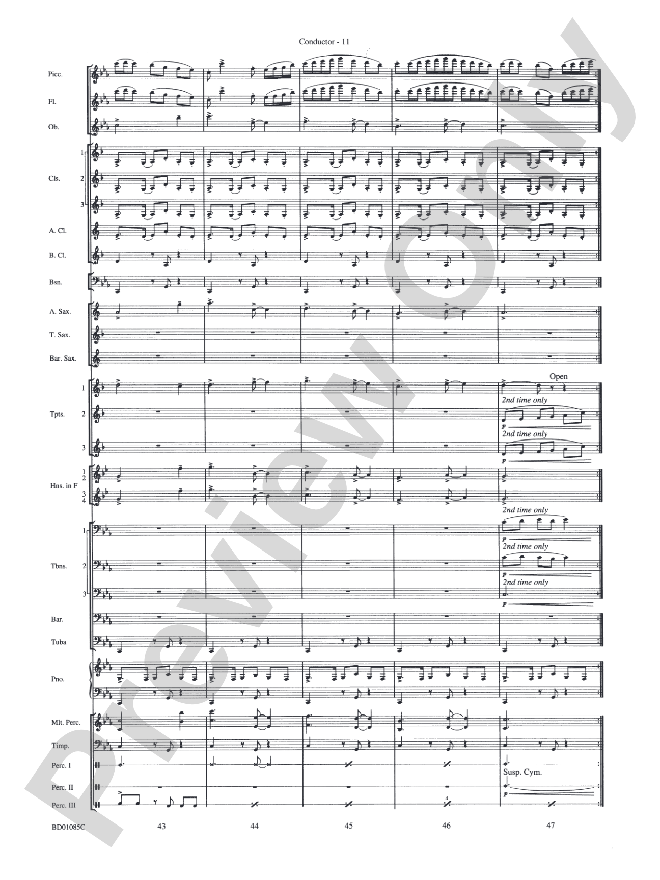 The Ascension (from The Divine Comedy): Concert Band Conductor Score & Parts