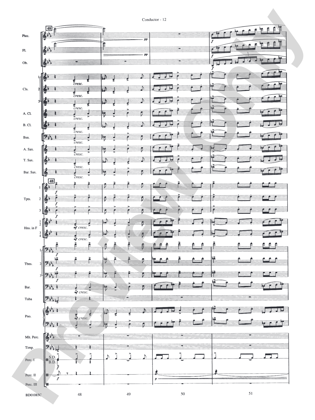 The Ascension (from The Divine Comedy): Concert Band Conductor Score & Parts