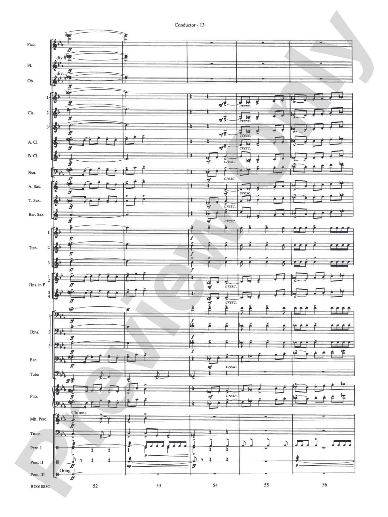The Ascension (from The Divine Comedy): Concert Band Conductor Score & Parts