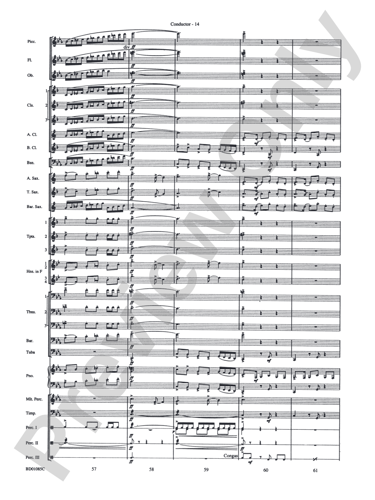 The Ascension (from The Divine Comedy): Concert Band Conductor Score & Parts
