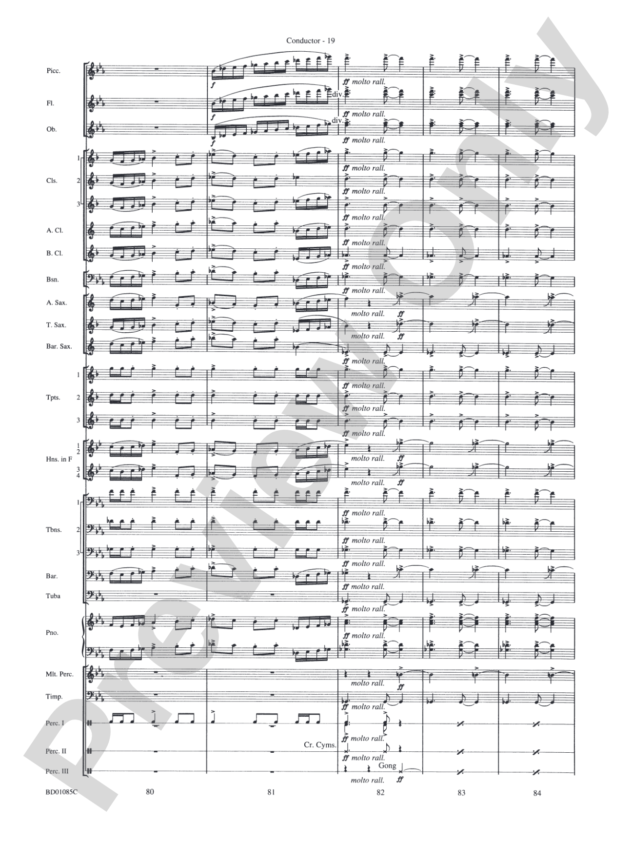 The Ascension (from The Divine Comedy): Concert Band Conductor Score & Parts