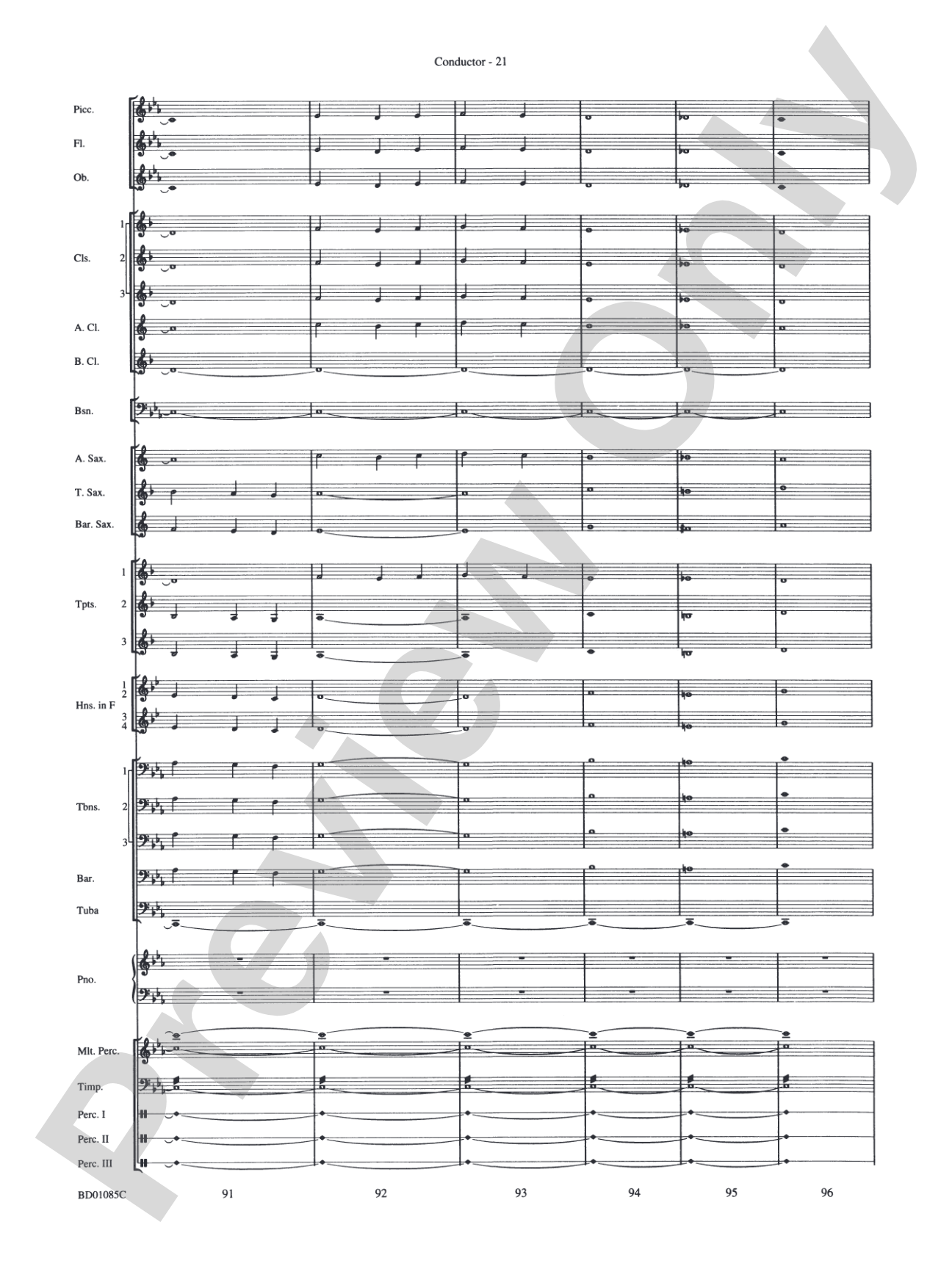 The Ascension (from The Divine Comedy): Concert Band Conductor Score & Parts