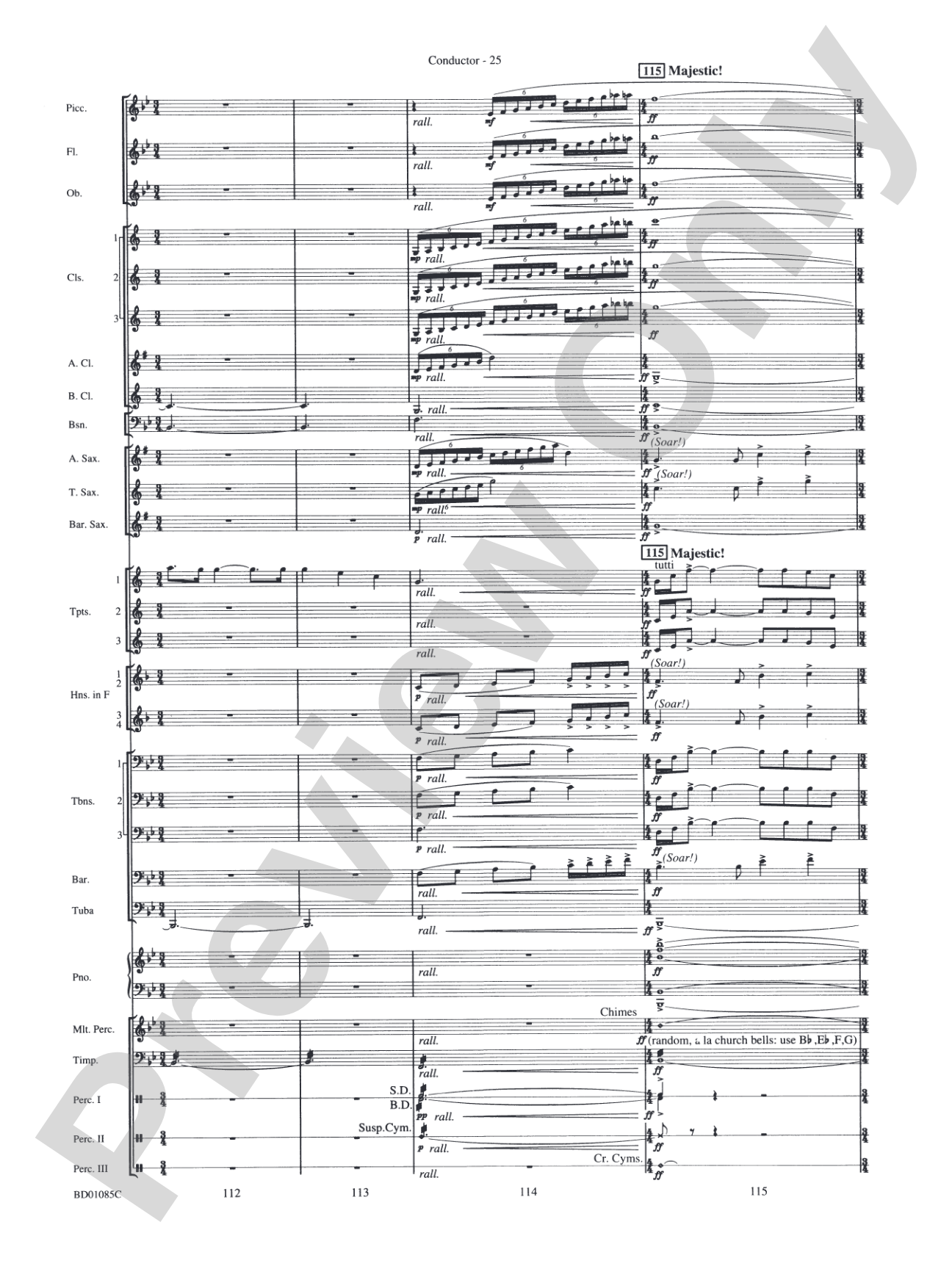 The Ascension (from The Divine Comedy): Concert Band Conductor Score & Parts