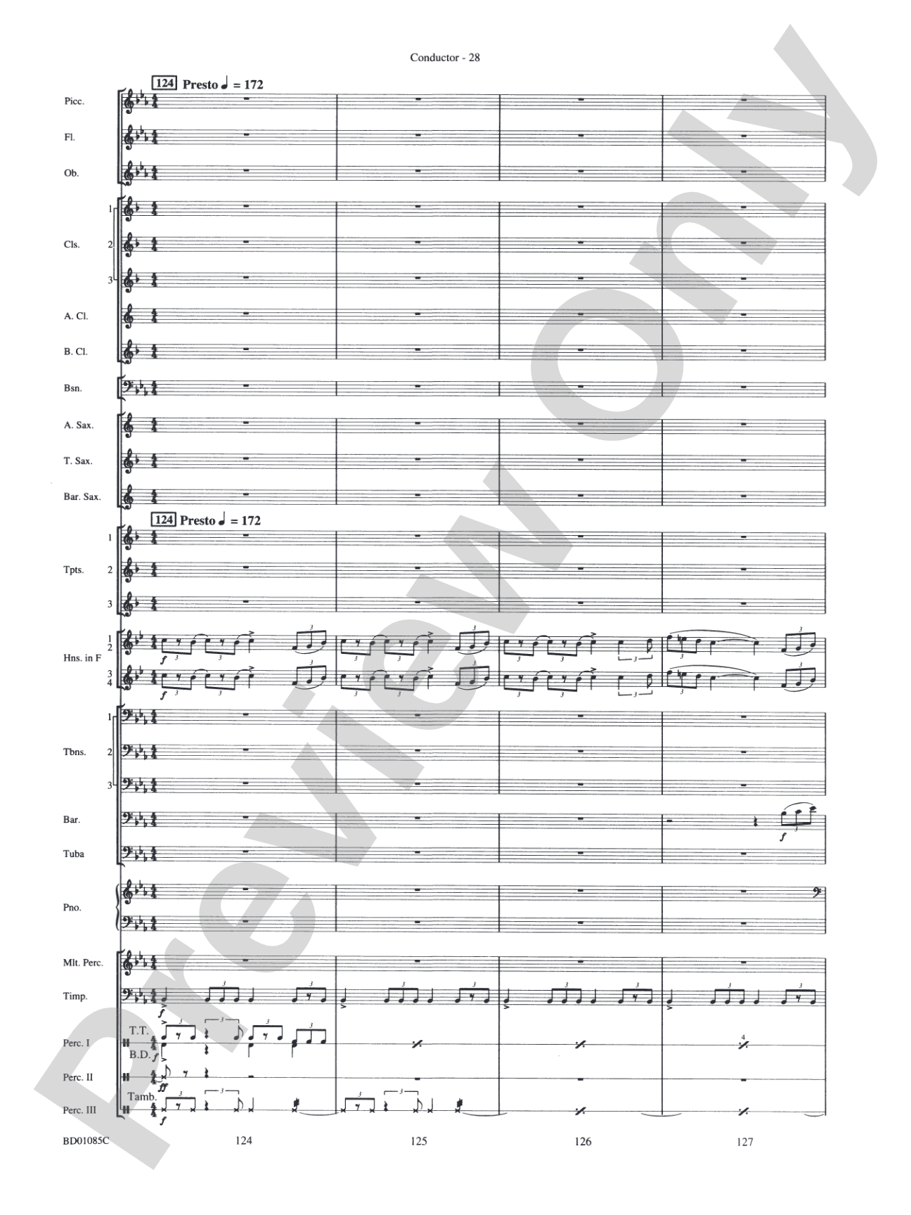 The Ascension (from The Divine Comedy): Concert Band Conductor Score & Parts