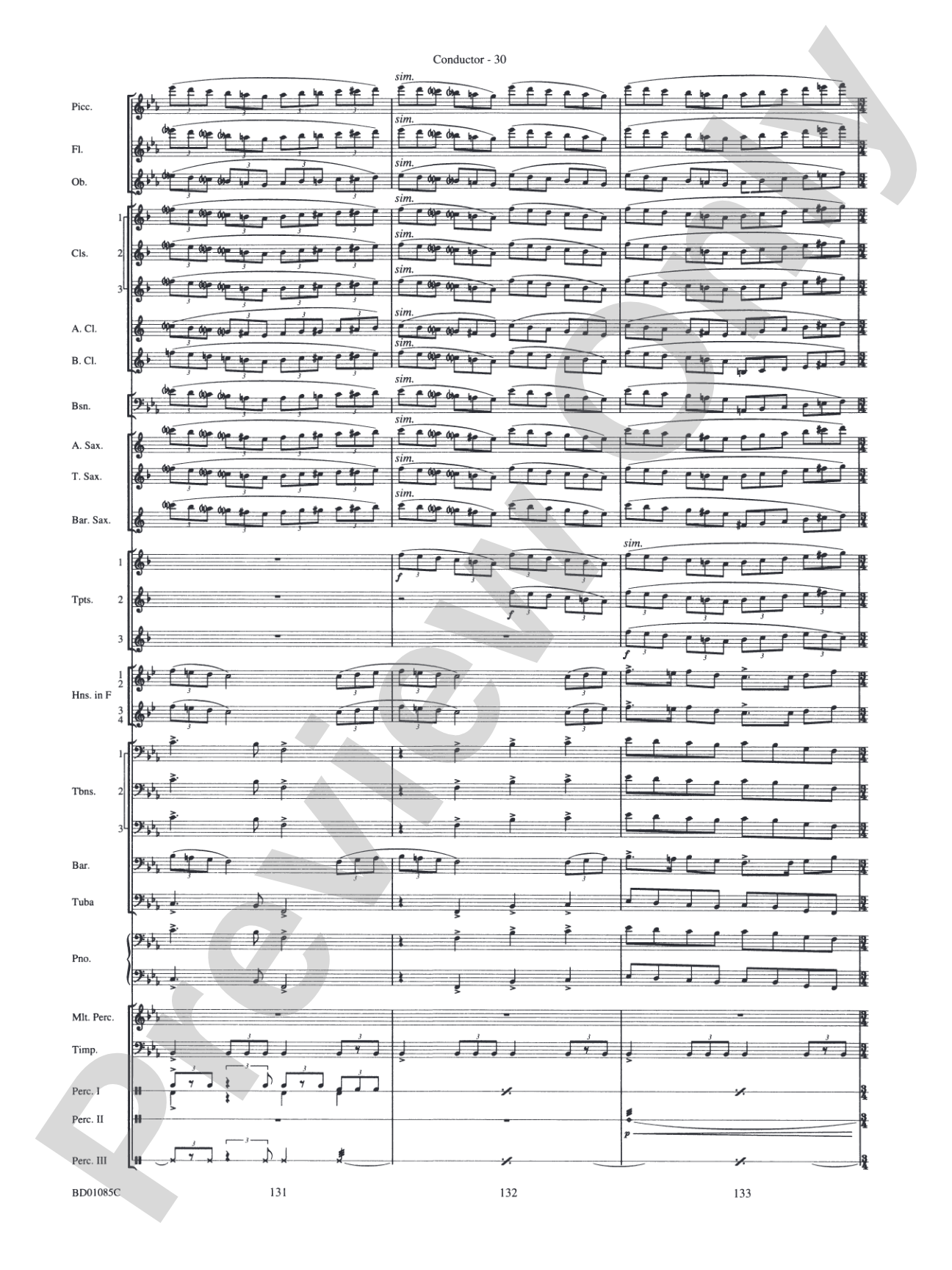 The Ascension (from The Divine Comedy): Concert Band Conductor Score & Parts