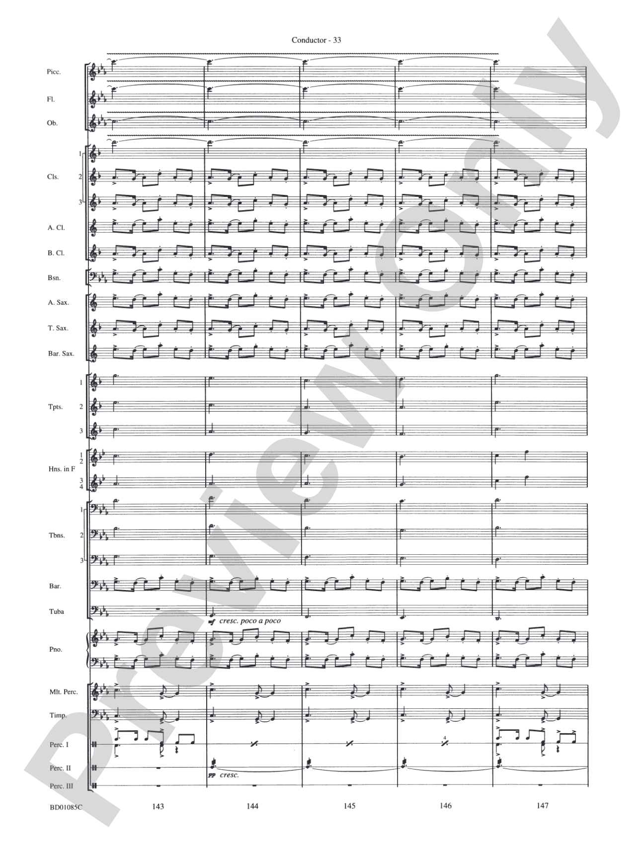 The Ascension (from The Divine Comedy): Concert Band Conductor Score & Parts
