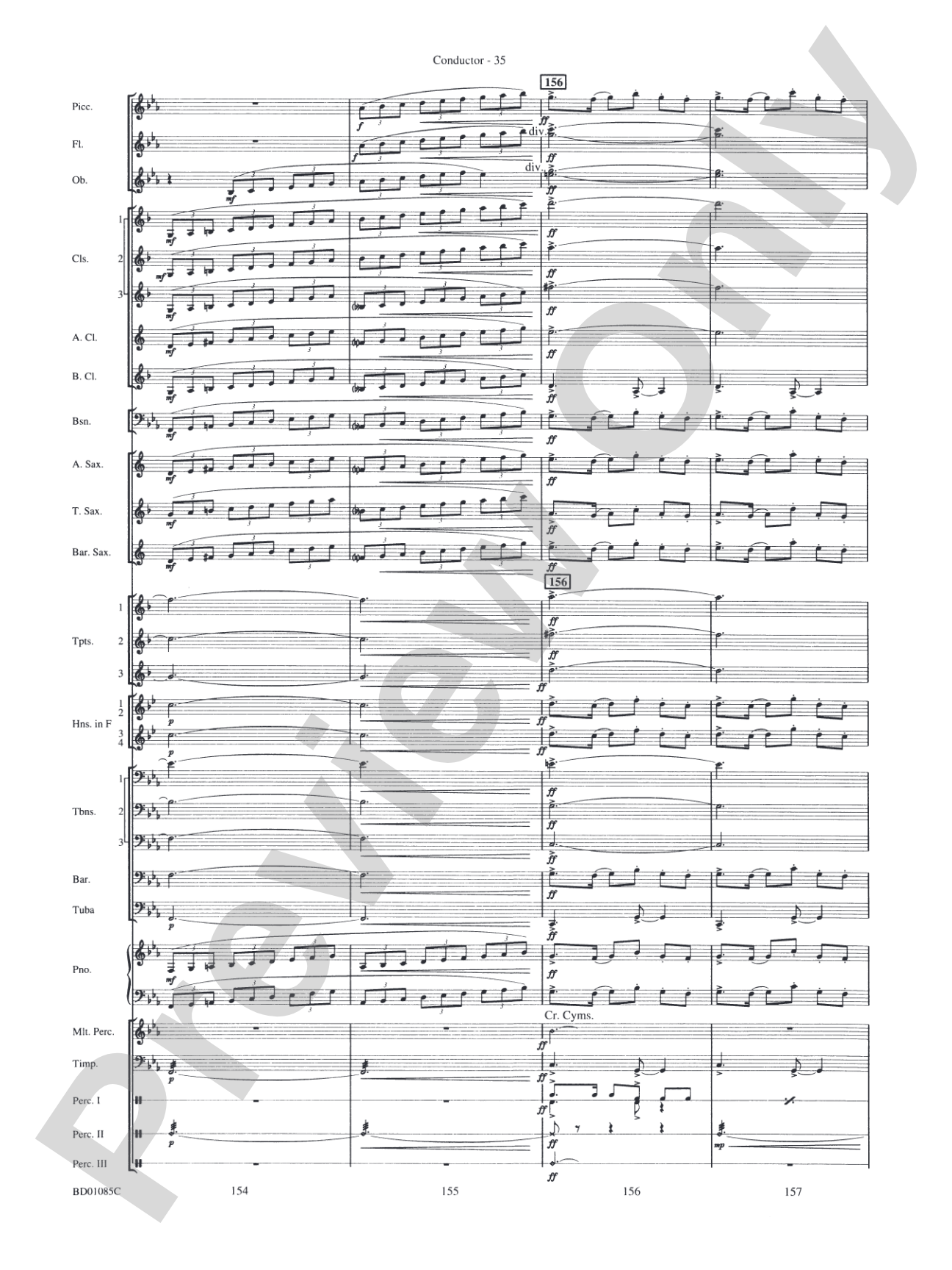 The Ascension (from The Divine Comedy): Concert Band Conductor Score & Parts