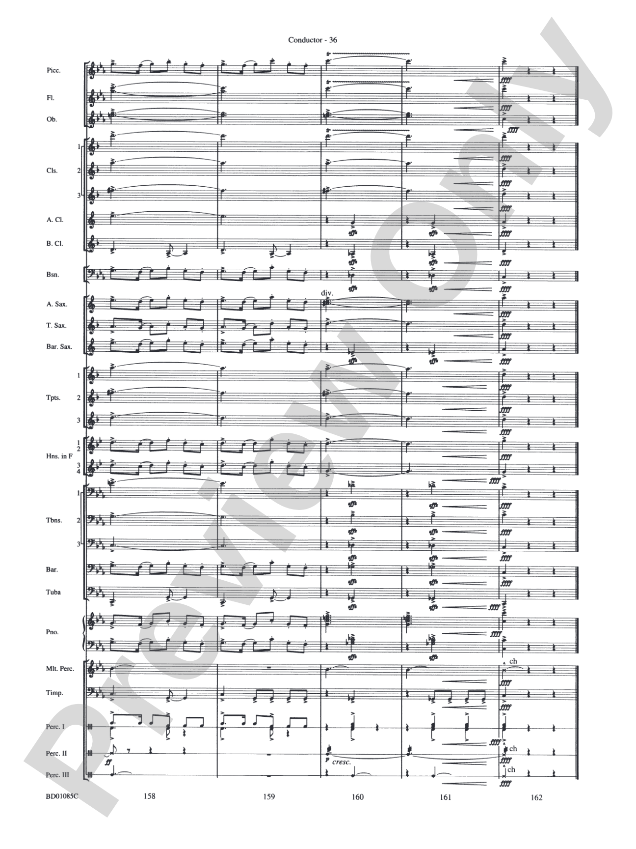 The Ascension (from The Divine Comedy): Concert Band Conductor Score & Parts