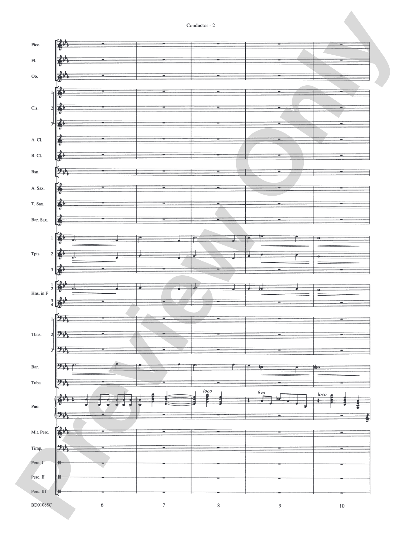 The Ascension (from The Divine Comedy): Concert Band Conductor Score & Parts