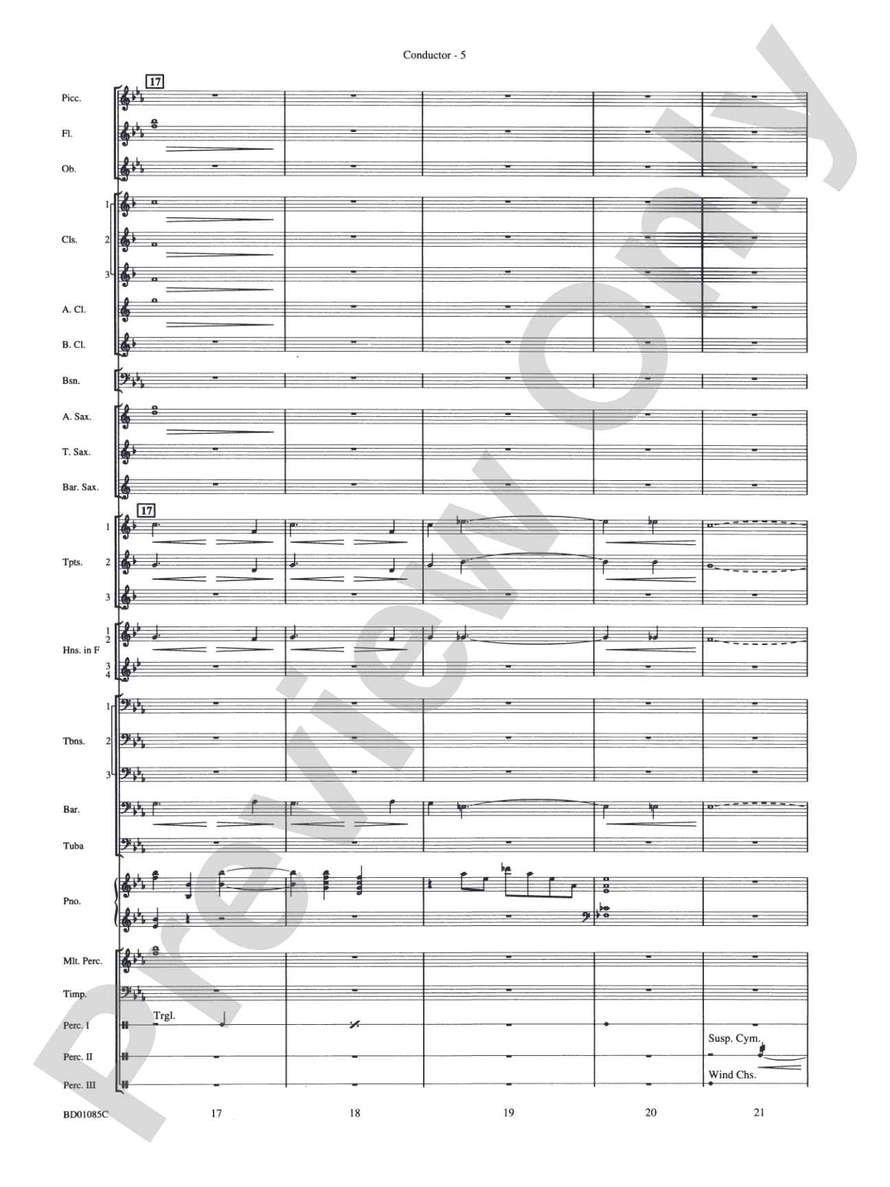 The Ascension (from The Divine Comedy): Concert Band Conductor Score & Parts