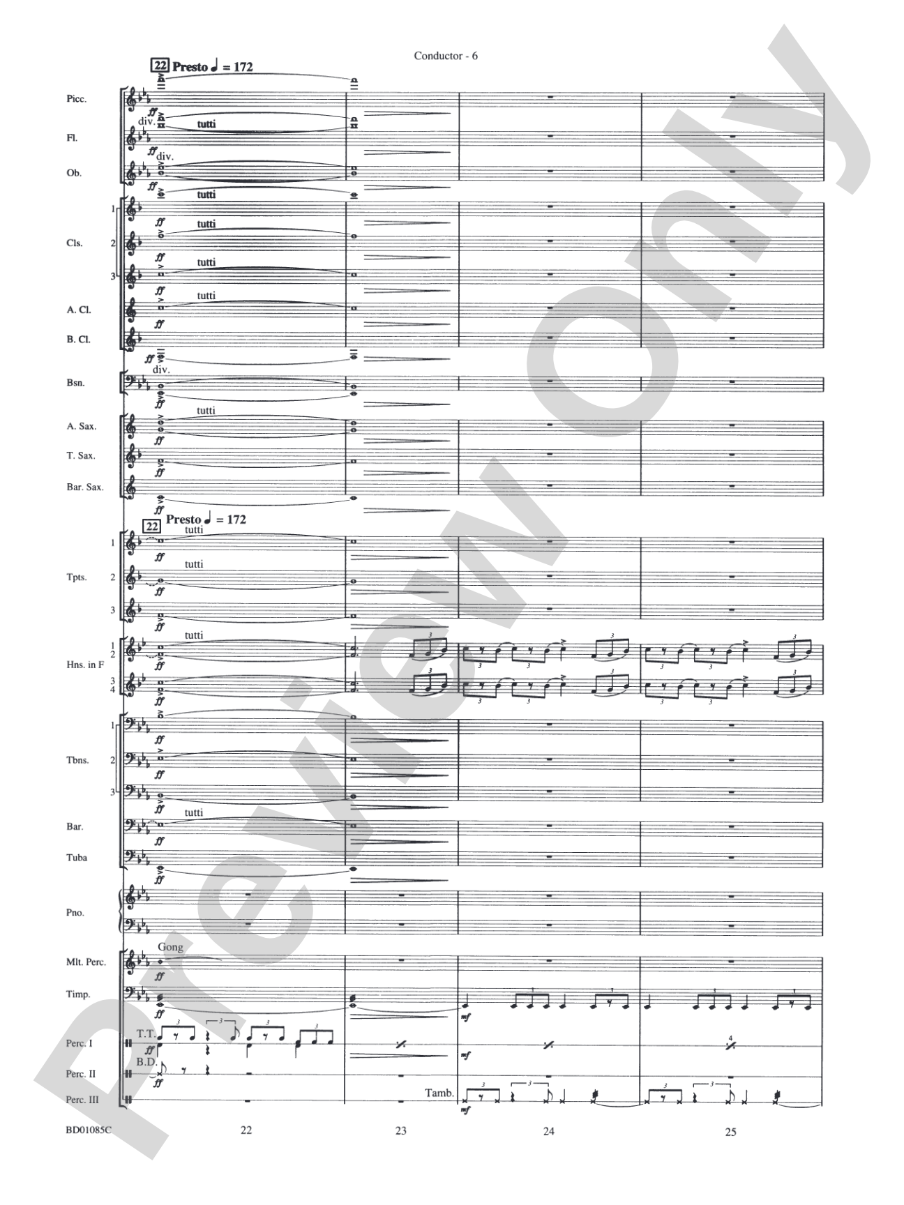 The Ascension (from The Divine Comedy): Concert Band Conductor Score & Parts