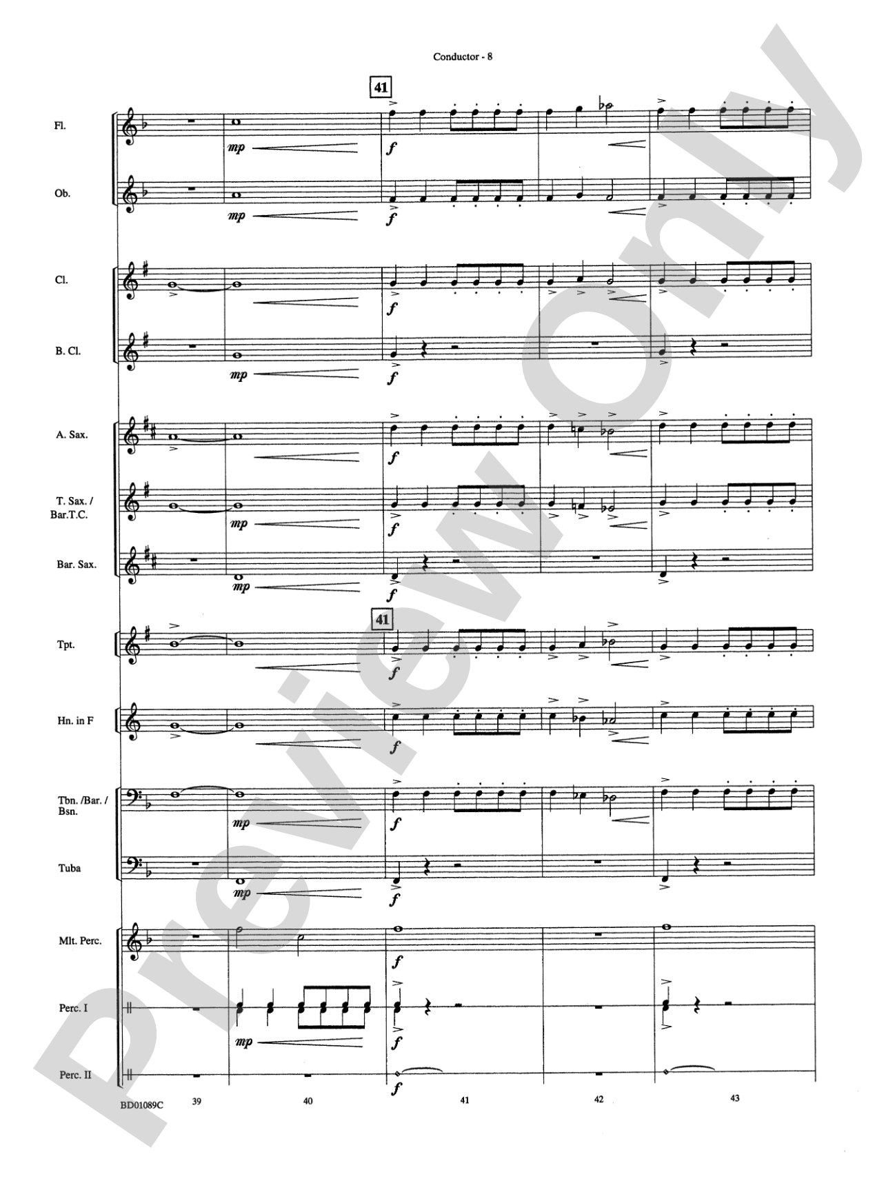 Ceremonium: Concert Band Conductor Score & Parts