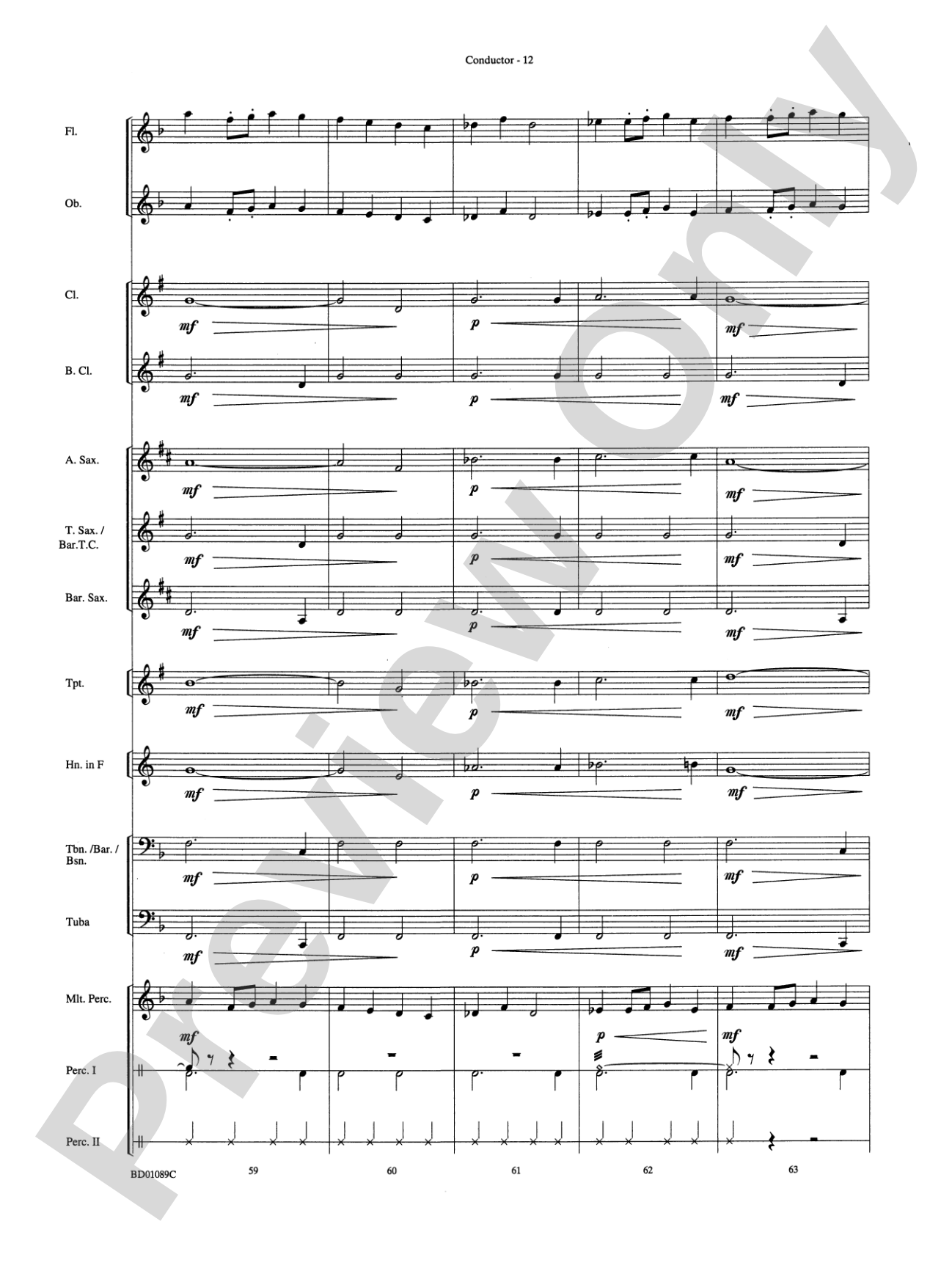 Ceremonium: Concert Band Conductor Score & Parts