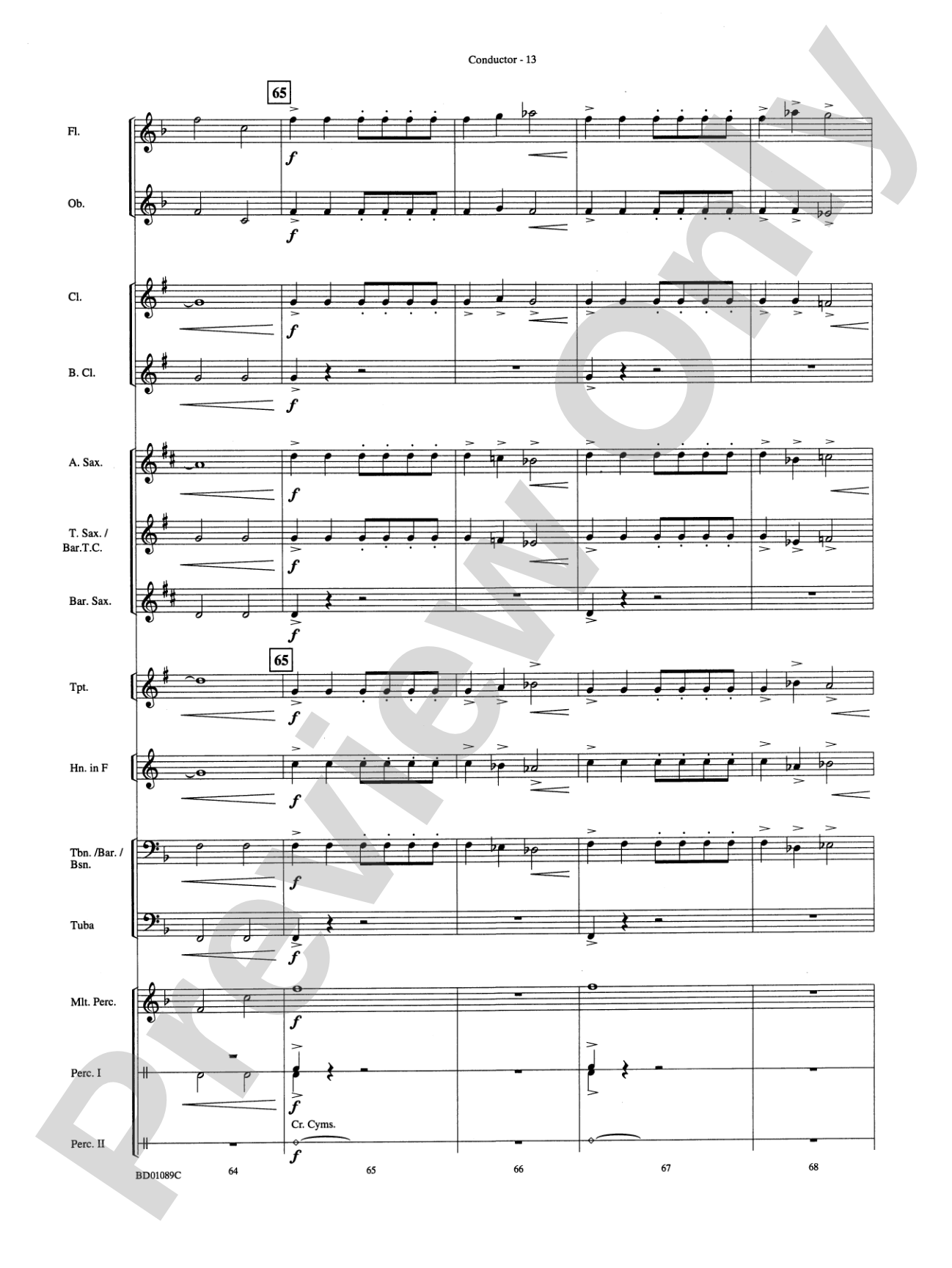 Ceremonium: Concert Band Conductor Score & Parts