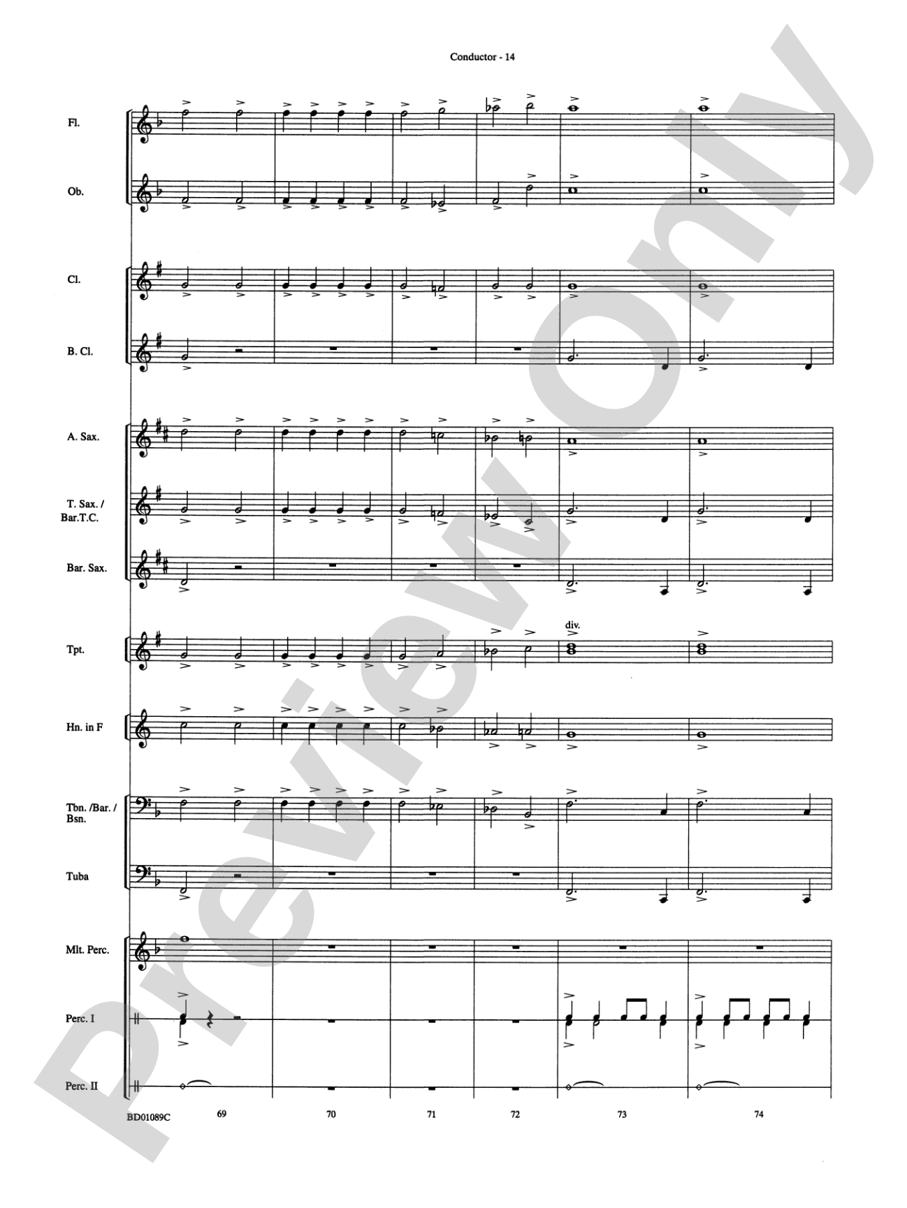 Ceremonium: Concert Band Conductor Score & Parts
