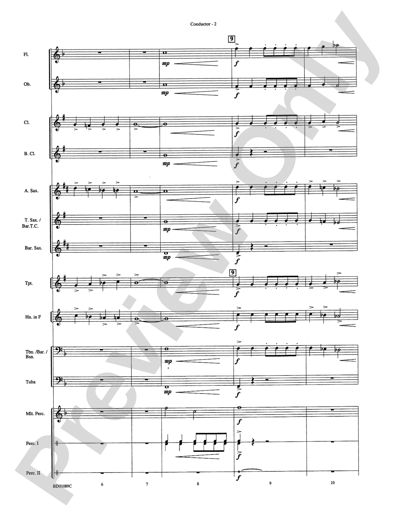 Ceremonium: Concert Band Conductor Score & Parts