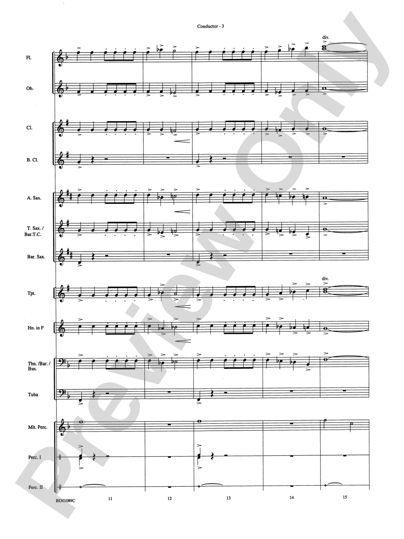 Ceremonium: Concert Band Conductor Score & Parts