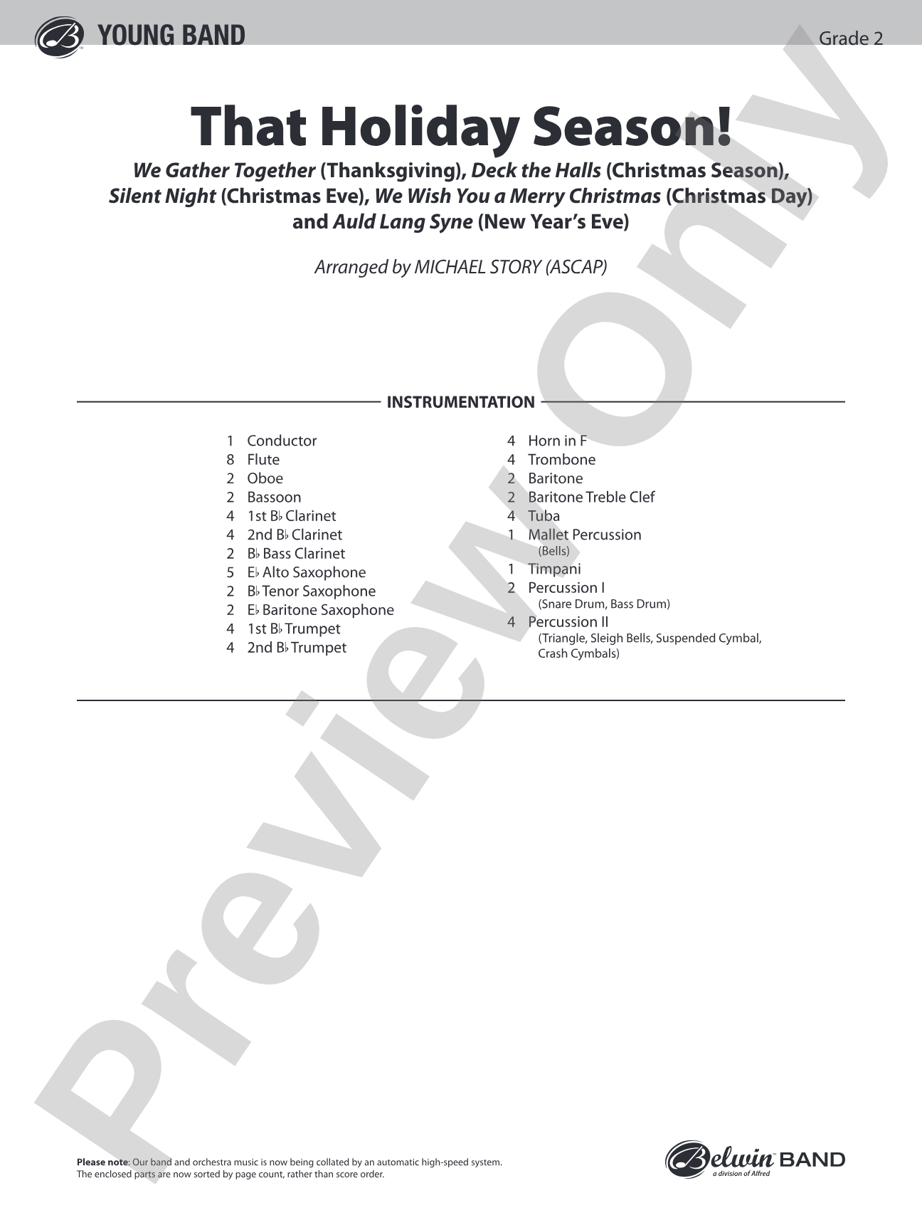 That Holiday Season!: Concert Band Conductor Score & Parts