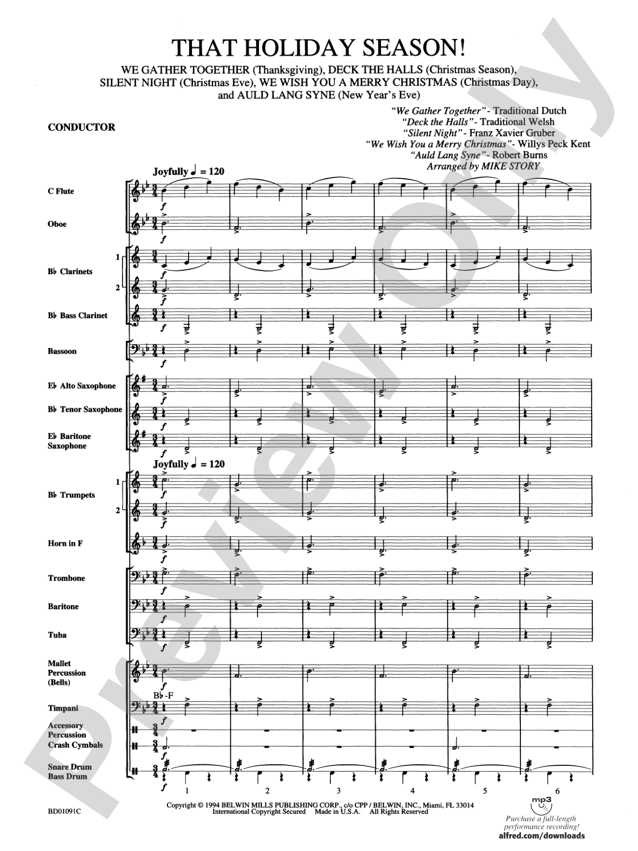 That Holiday Season!: Concert Band Conductor Score & Parts
