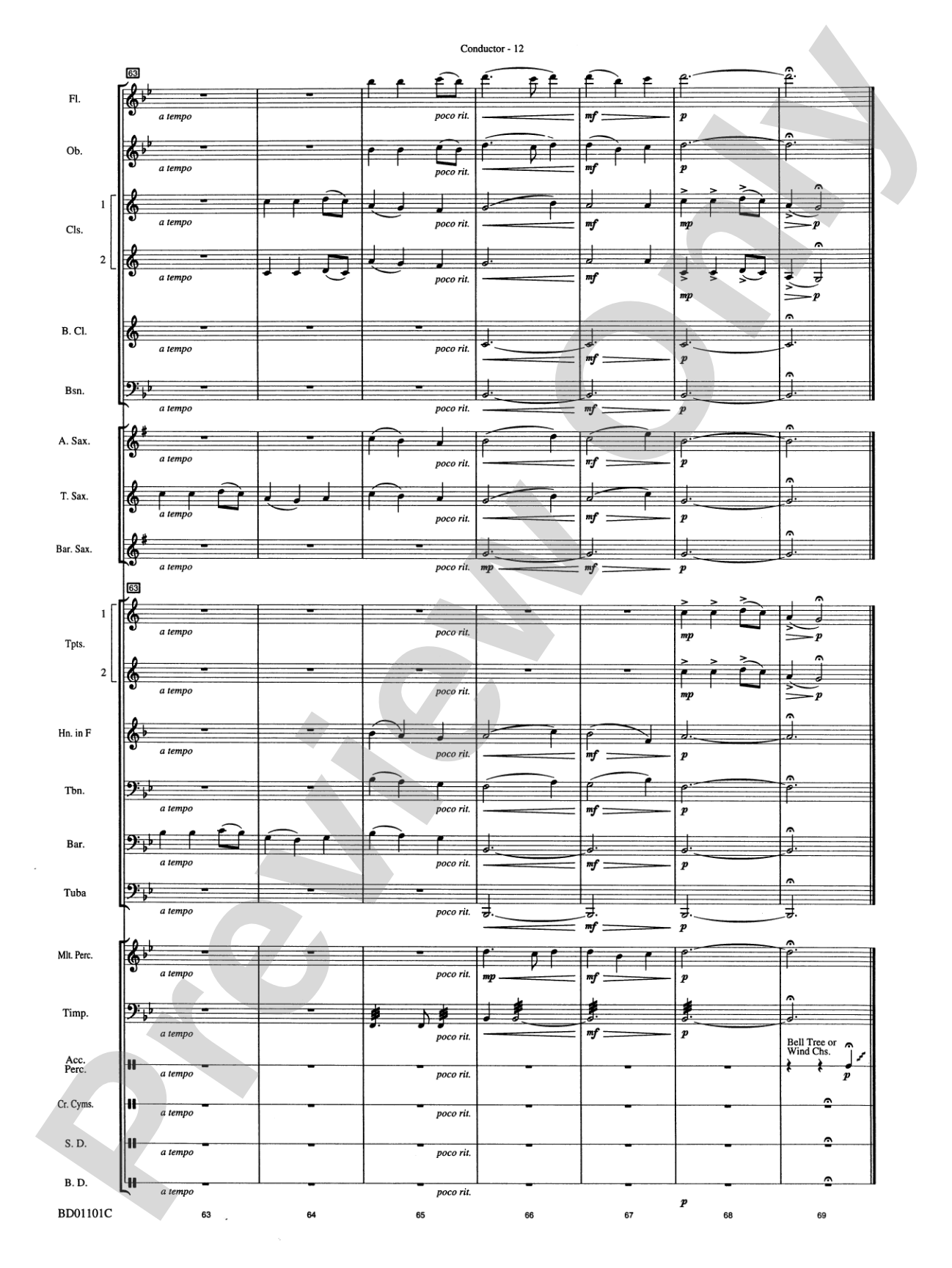 Slane: Concert Band Conductor Score & Parts