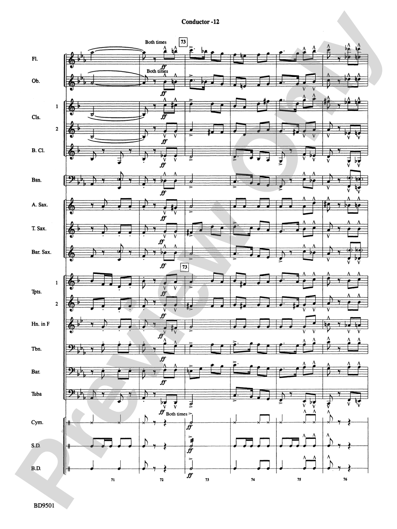 The Chimes of Liberty: Concert Band Conductor Score & Parts